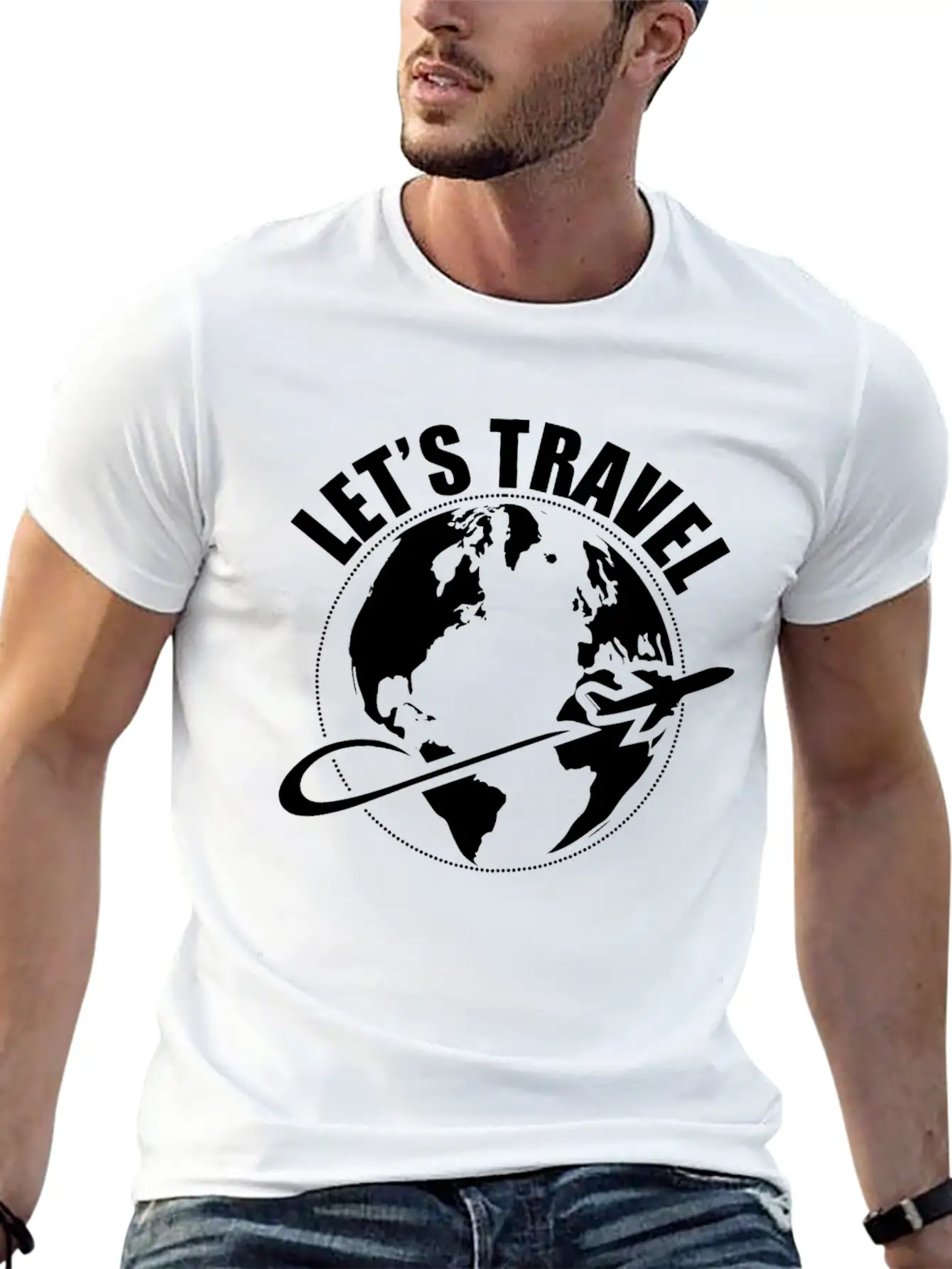 Travel Travelling Traveler Adventure Gift Basic Graphic T-Shirt – Daily Comfort In Soft Cotton