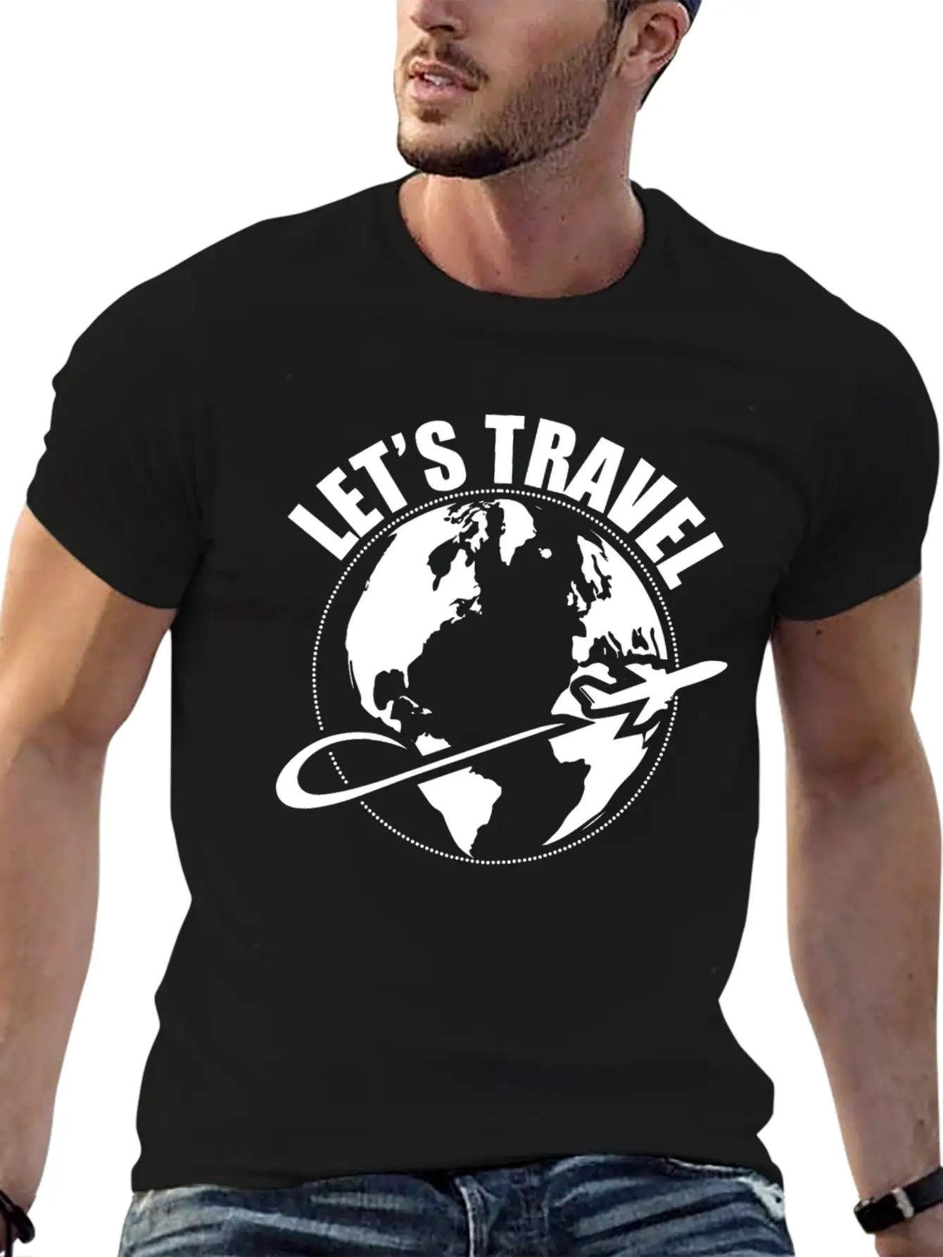 Travel Travelling Traveler Adventure Gift Basic Graphic T-Shirt – Daily Comfort In Soft Cotton