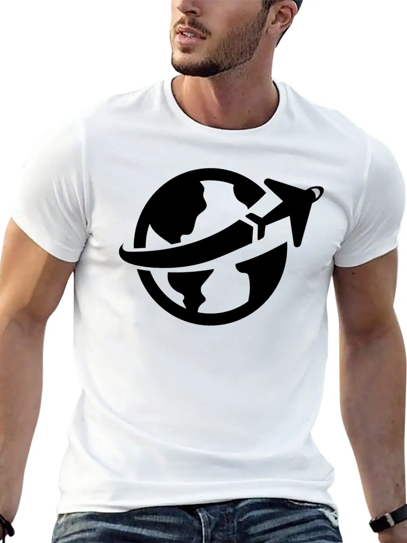 Travel Unisex Short Sleeve Soft Cotton T-Shirt – Casual Everyday Wear