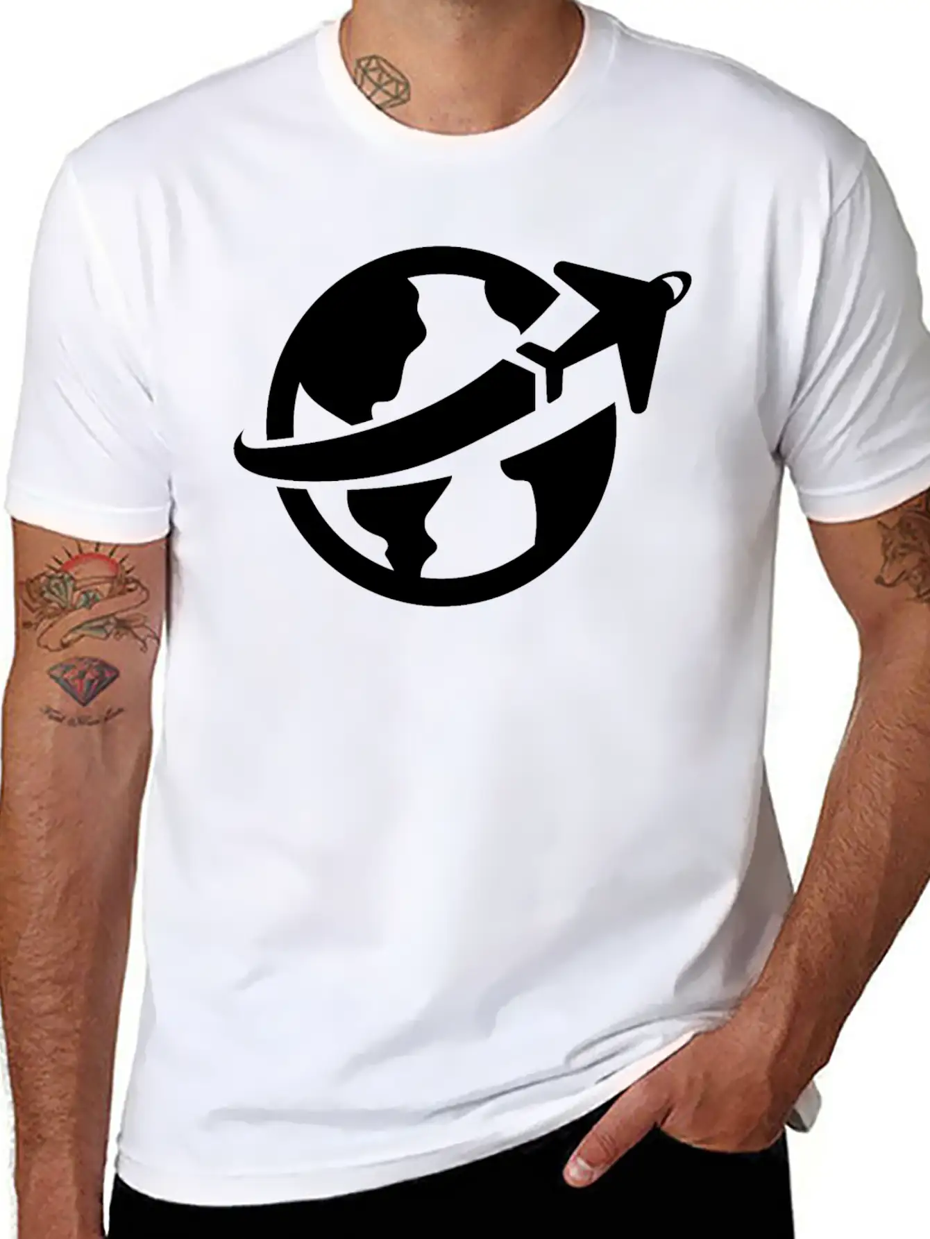 Travel Unisex Short Sleeve Soft Cotton T-Shirt – Casual Everyday Wear