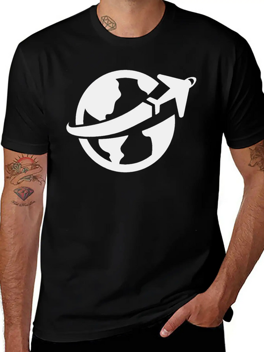 Travel Unisex Short Sleeve Soft Cotton T-Shirt – Casual Everyday Wear
