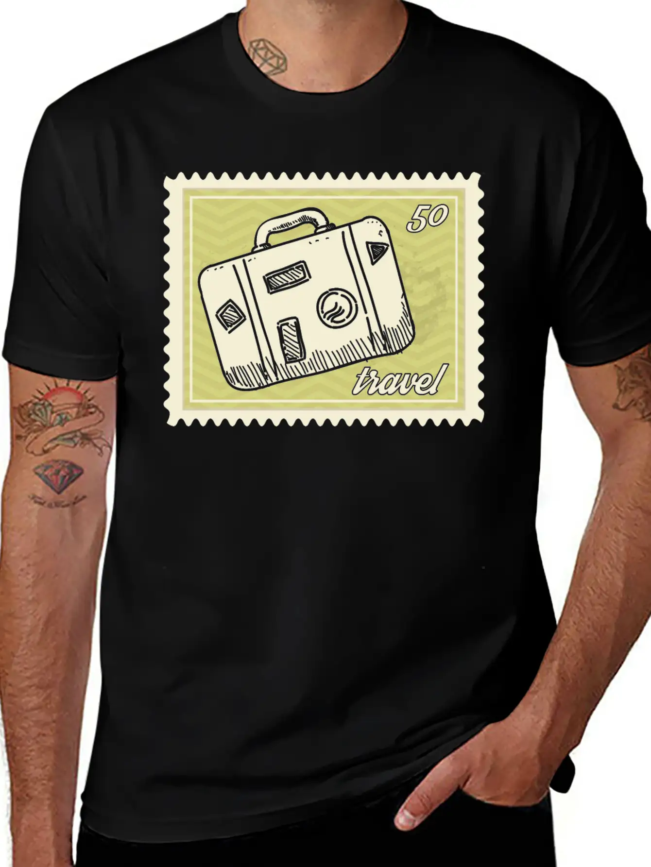 Traveler Unisex Short Sleeve Soft Cotton T-Shirt – Casual Everyday Wear