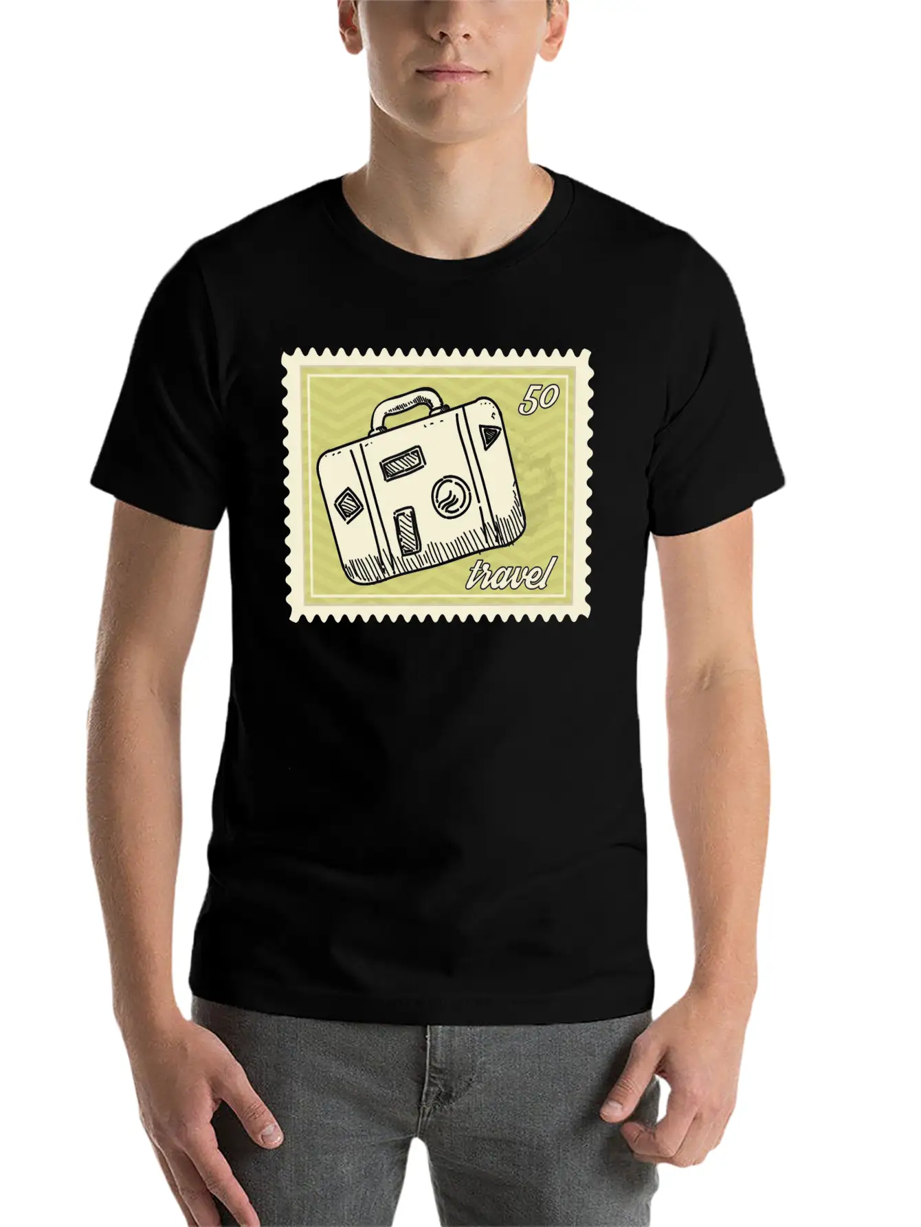 Traveler Unisex Short Sleeve Soft Cotton T-Shirt – Casual Everyday Wear