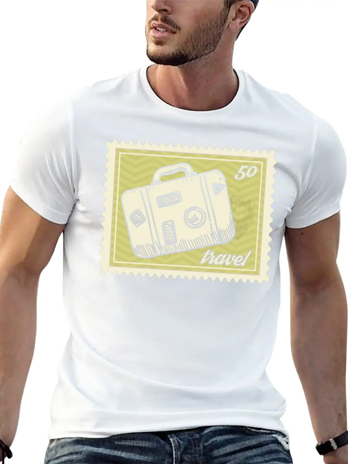 Traveler Unisex Short Sleeve Soft Cotton T-Shirt – Casual Everyday Wear