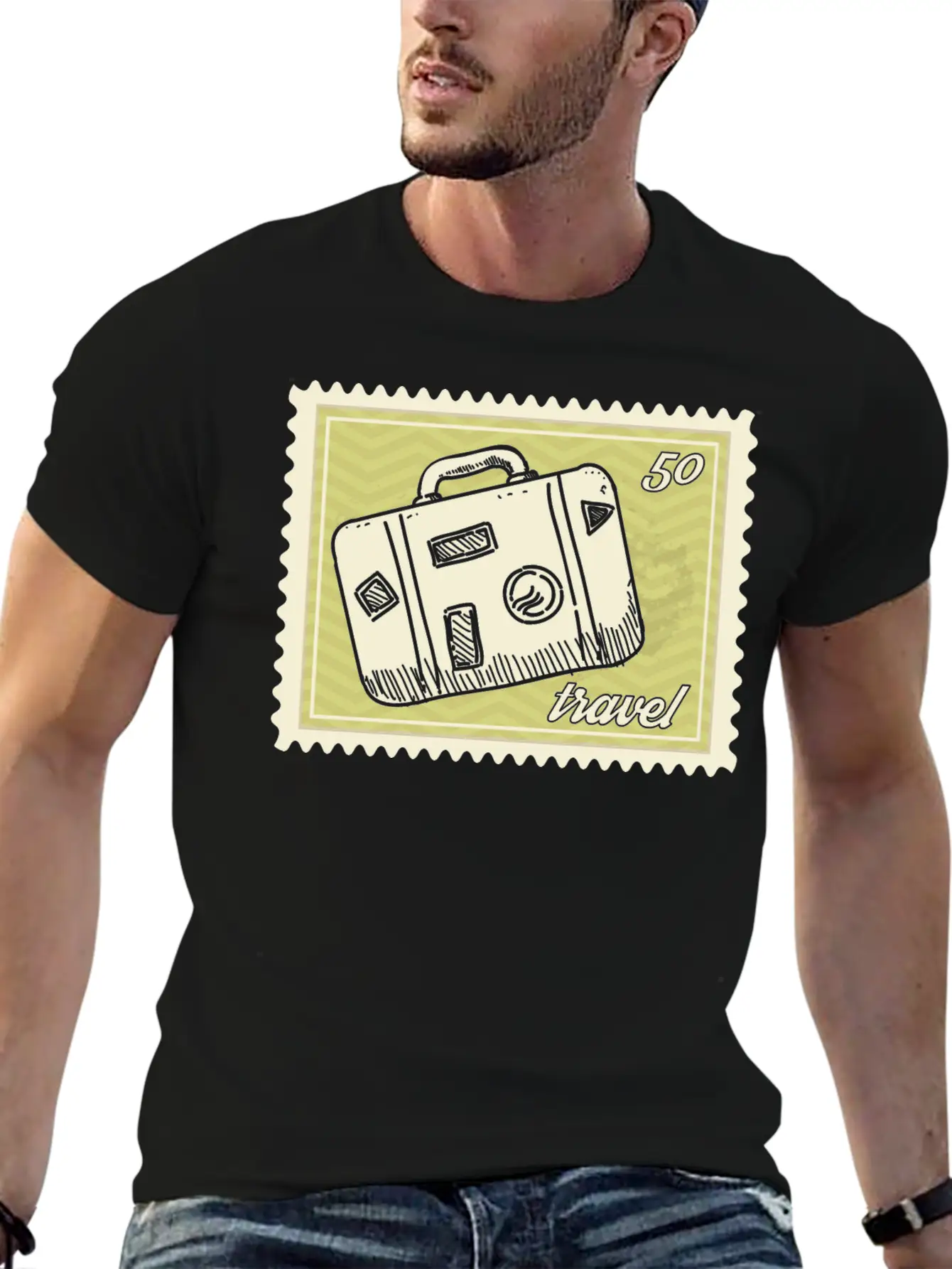 Traveler Unisex Short Sleeve Soft Cotton T-Shirt – Casual Everyday Wear