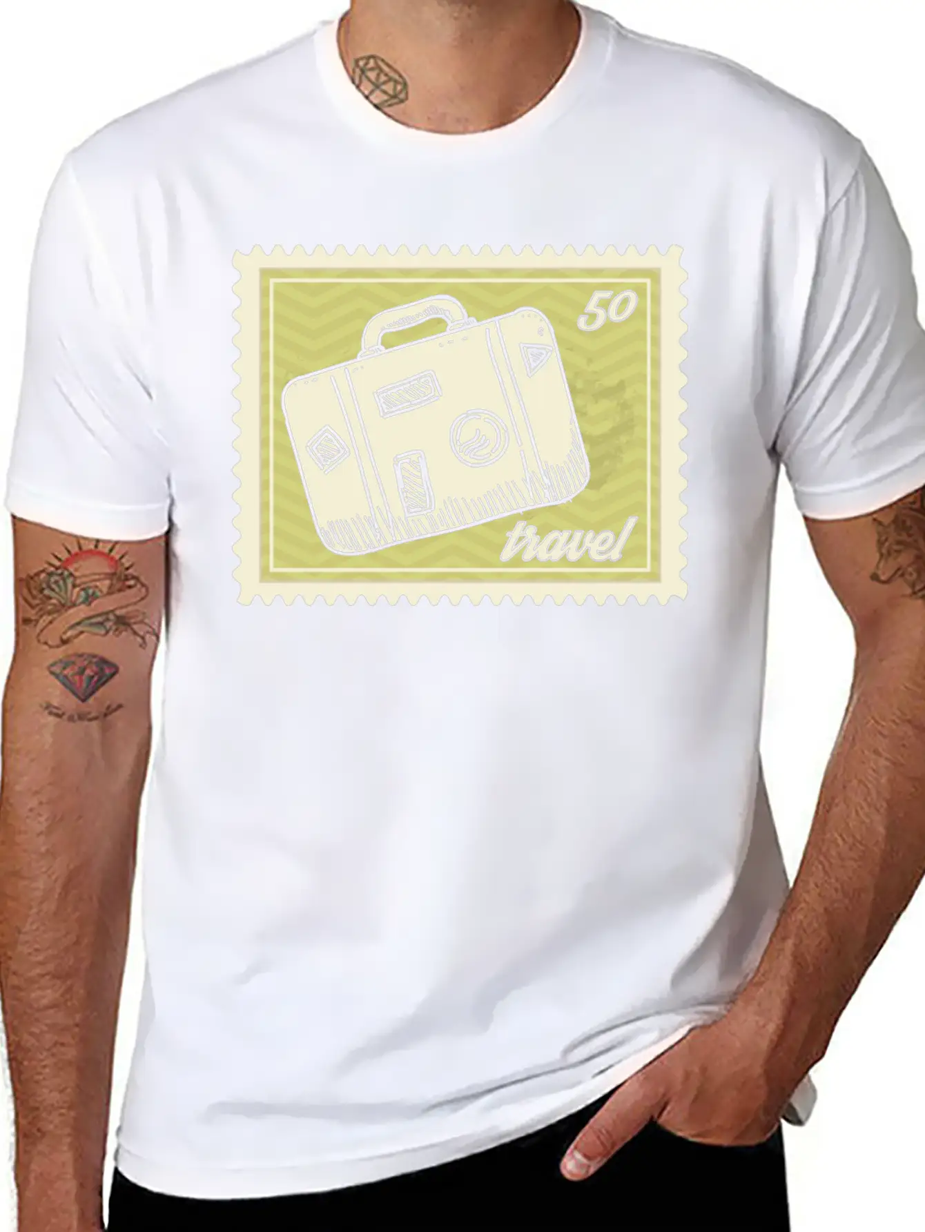 Traveler Unisex Short Sleeve Soft Cotton T-Shirt – Casual Everyday Wear