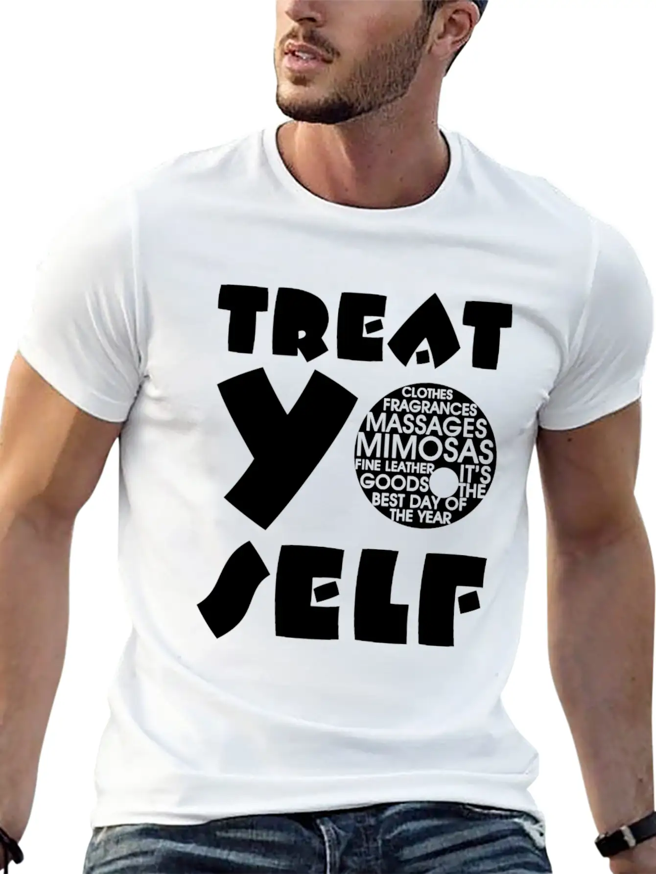 Treat Yo Self Unisex Casual T-Shirt – Clean Design For Daily Comfort