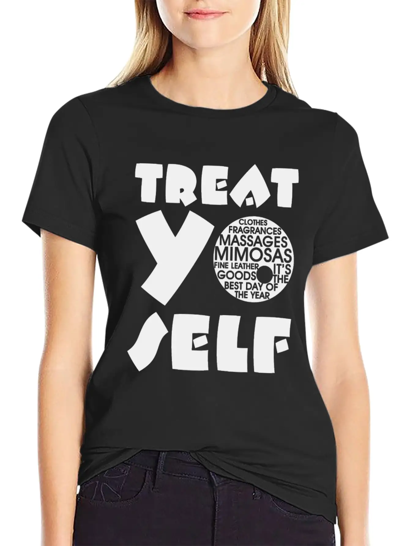 Treat Yo Self Unisex Casual T-Shirt – Clean Design For Daily Comfort
