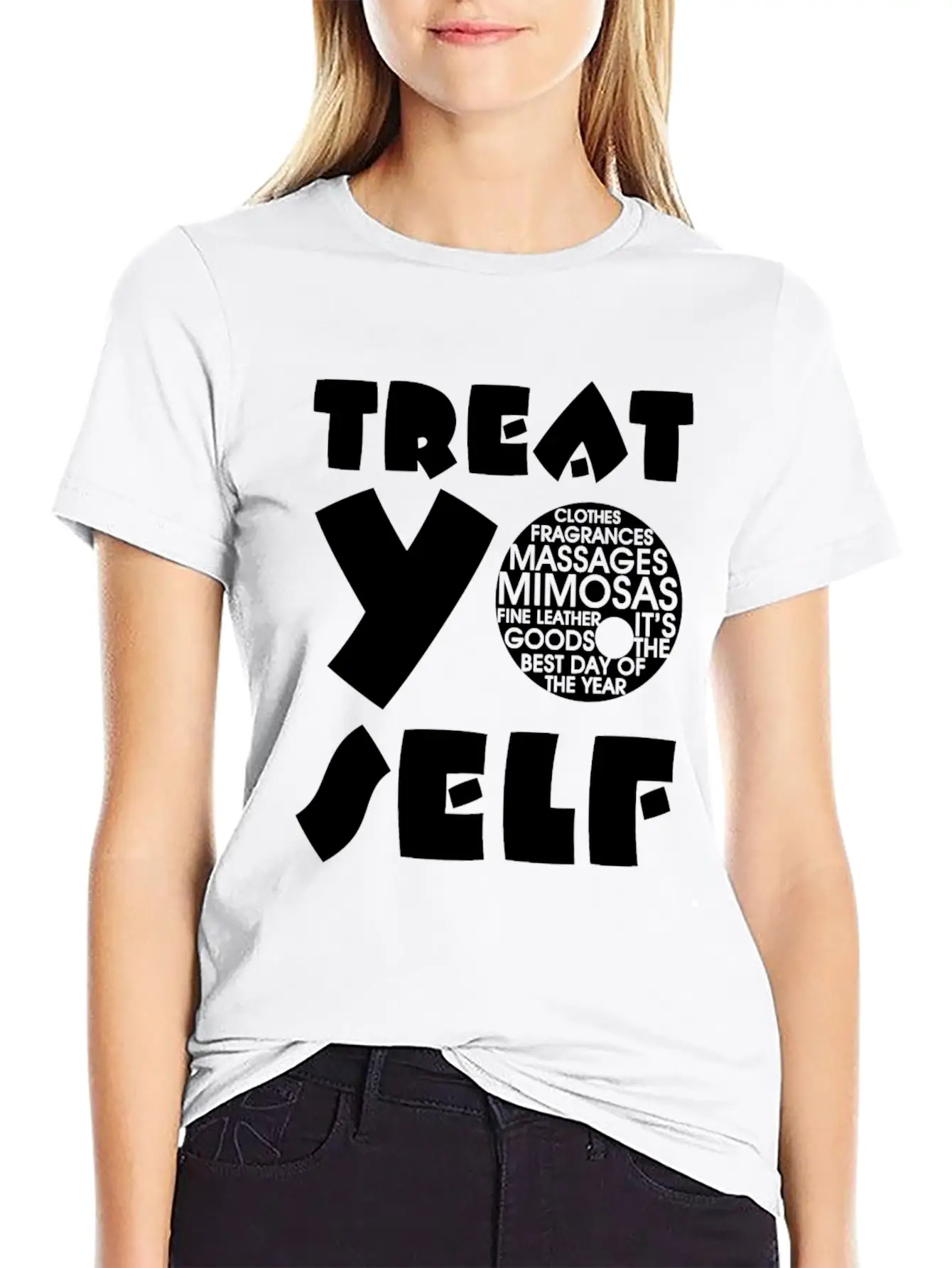 Treat Yo Self Unisex Casual T-Shirt – Clean Design For Daily Comfort