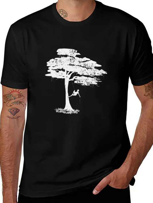 Tree Climber Tree Climber DesignTree Climber Desig Unisex Short Sleeve Soft Cotton T-Shirt – Casual Everyday Wear