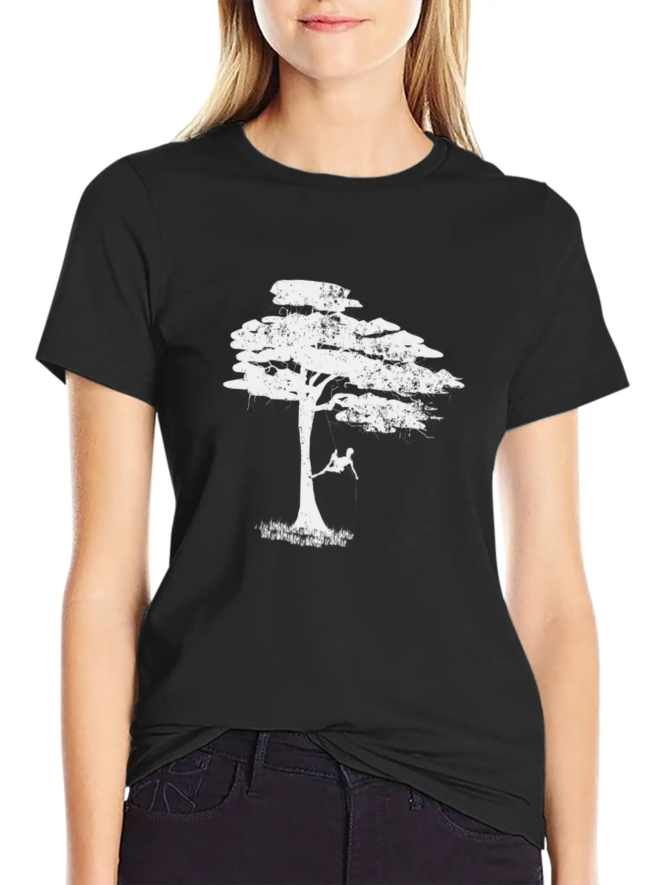 Tree Climber Tree Climber DesignTree Climber Desig Unisex Short Sleeve Soft Cotton T-Shirt – Casual Everyday Wear