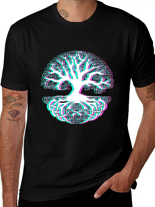 Tree Comfortable Minimalist Graphic Tee – Summer Style Essential