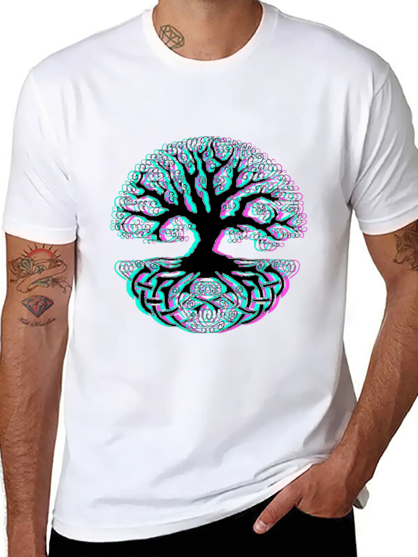 Tree Comfortable Minimalist Graphic Tee – Summer Style Essential