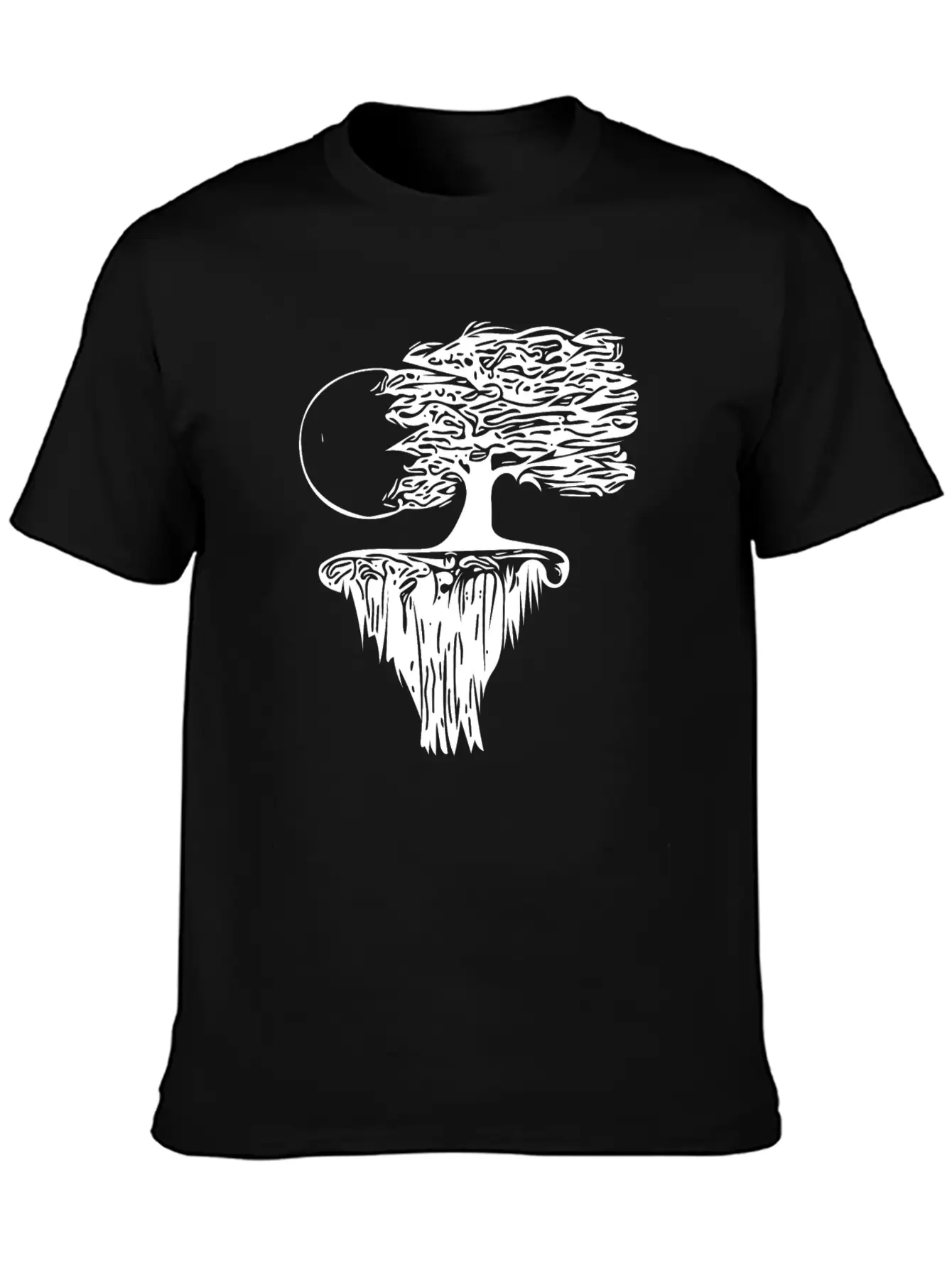 Tree In The Moonlight Stylish Everyday T-Shirt – Unisex Basic Cotton Tee
