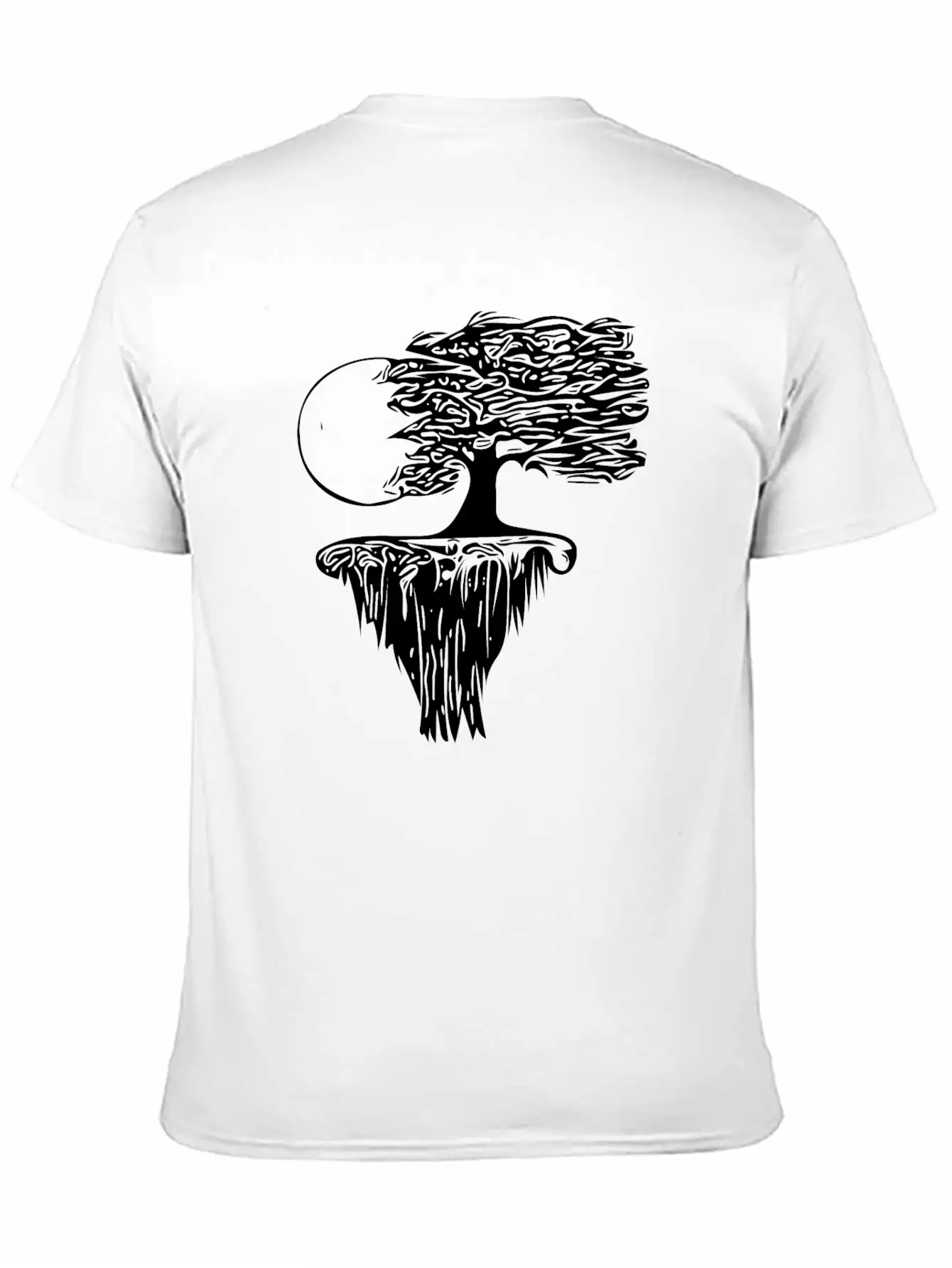 Tree In The Moonlight Stylish Everyday T-Shirt – Unisex Basic Cotton Tee