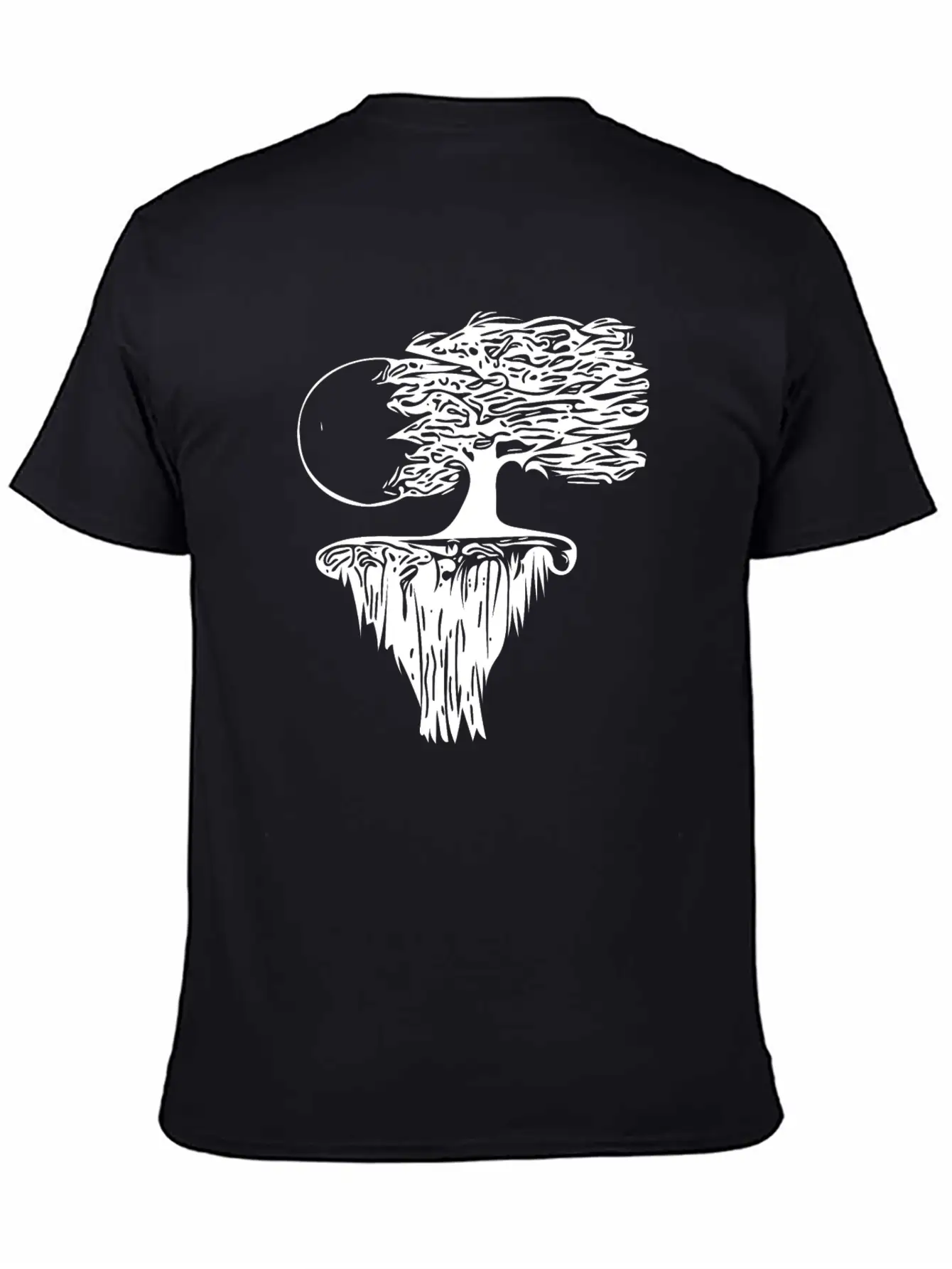 Tree In The Moonlight Stylish Everyday T-Shirt – Unisex Basic Cotton Tee