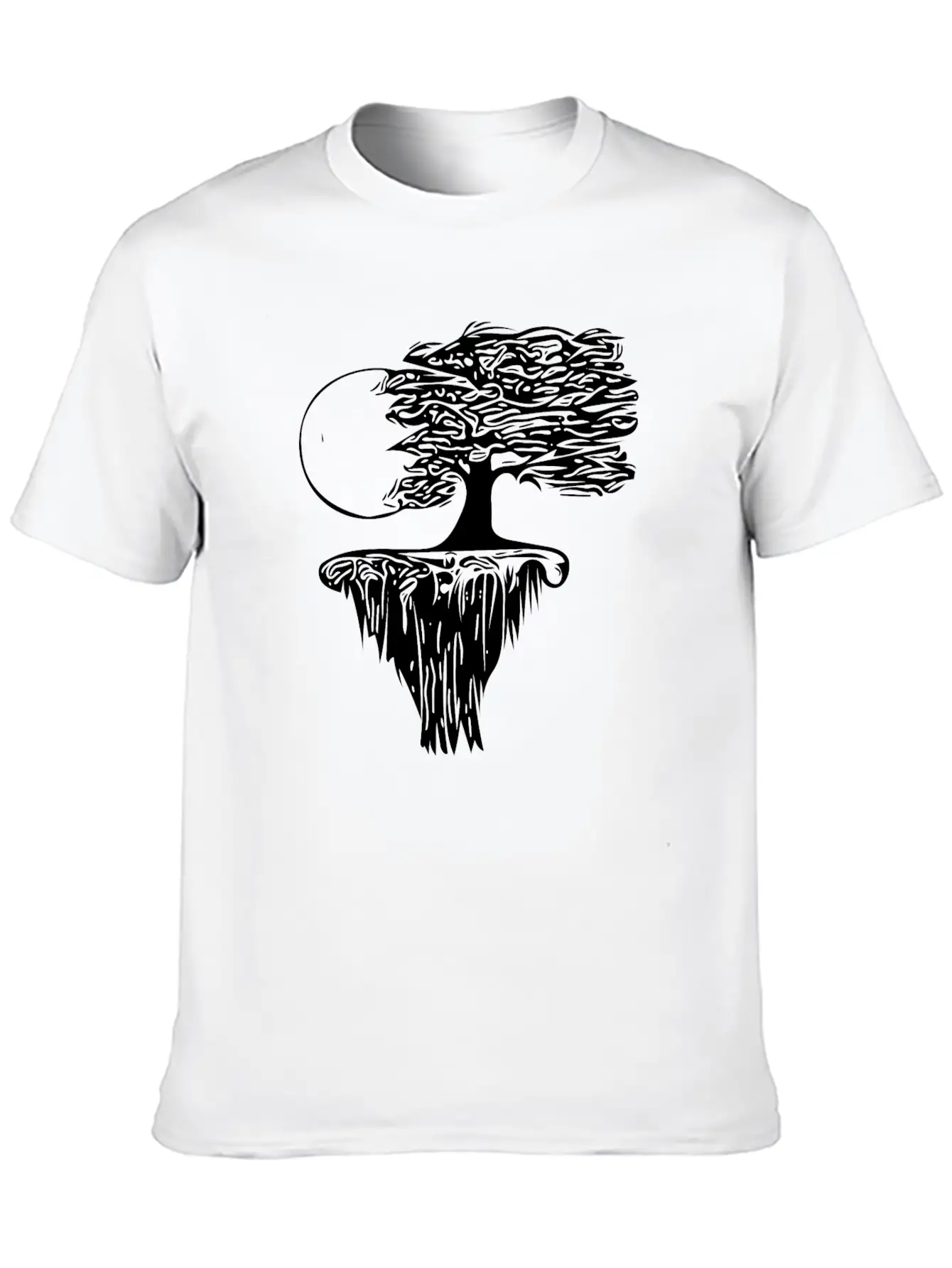 Tree In The Moonlight Stylish Everyday T-Shirt – Unisex Basic Cotton Tee