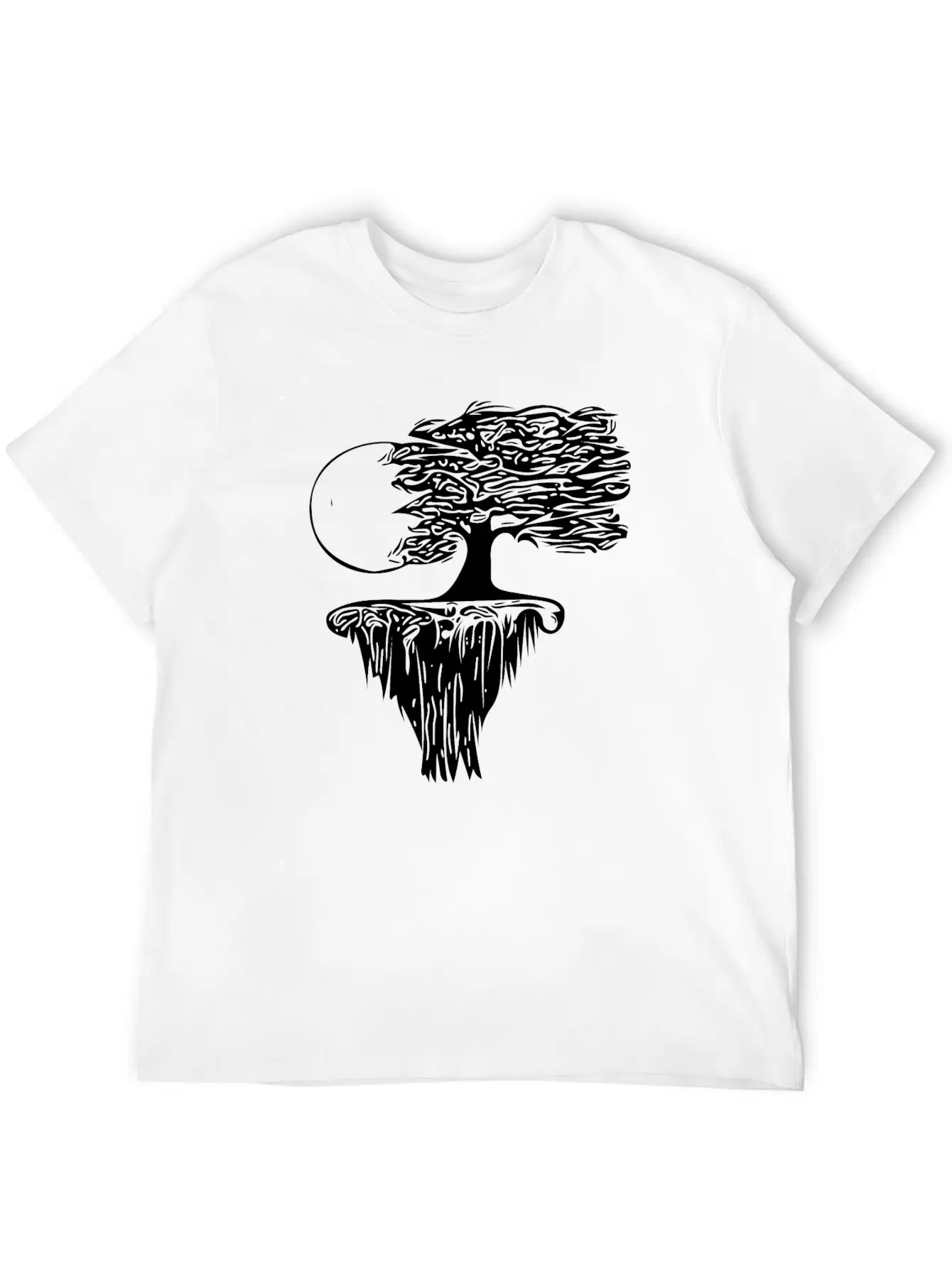 Tree In The Moonlight Stylish Everyday T-Shirt – Unisex Basic Cotton Tee