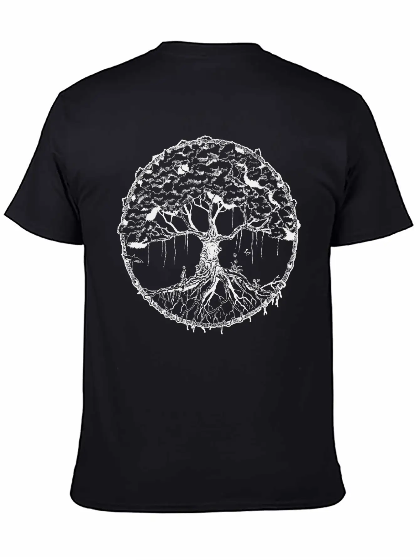 Tree Of Life - Mother Nature Unisex Short Sleeve Soft Cotton T-Shirt – Casual Everyday Wear