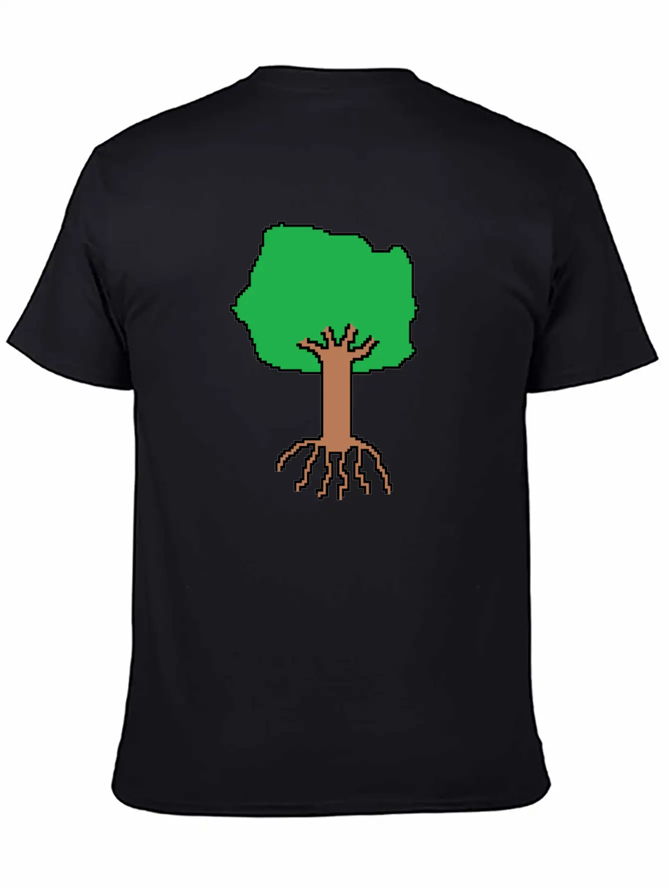 Tree Pixel Art Timeless Short Sleeve Tee – Comfy And Minimalist Design