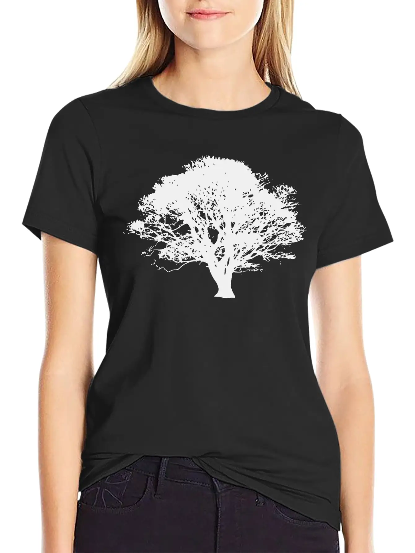 Tree Silhouettes Stylish Everyday T-Shirt – Unisex Basic Cotton Tee