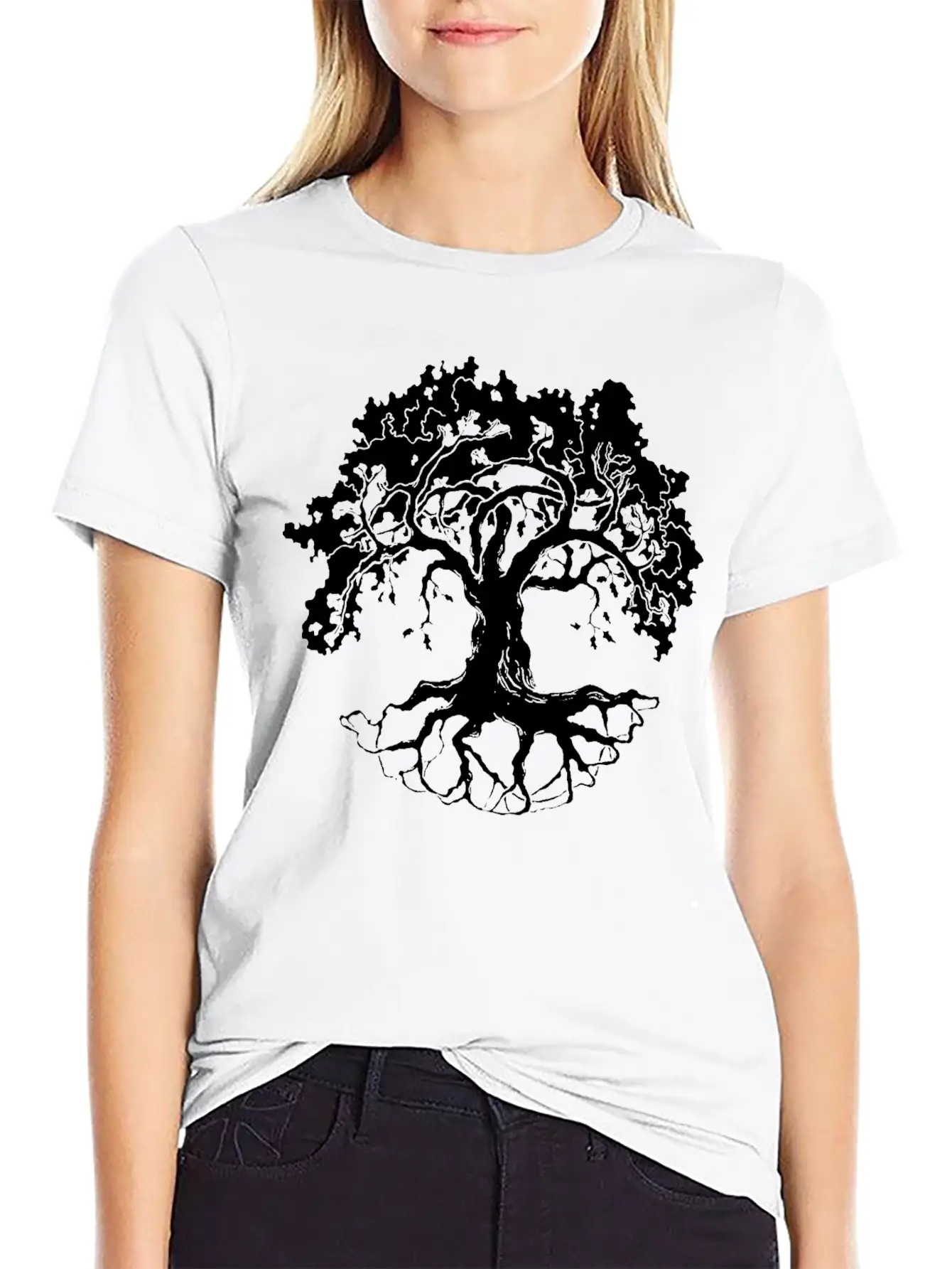 Tree Unisex Short Sleeve Soft Cotton T-Shirt – Casual Everyday Wear