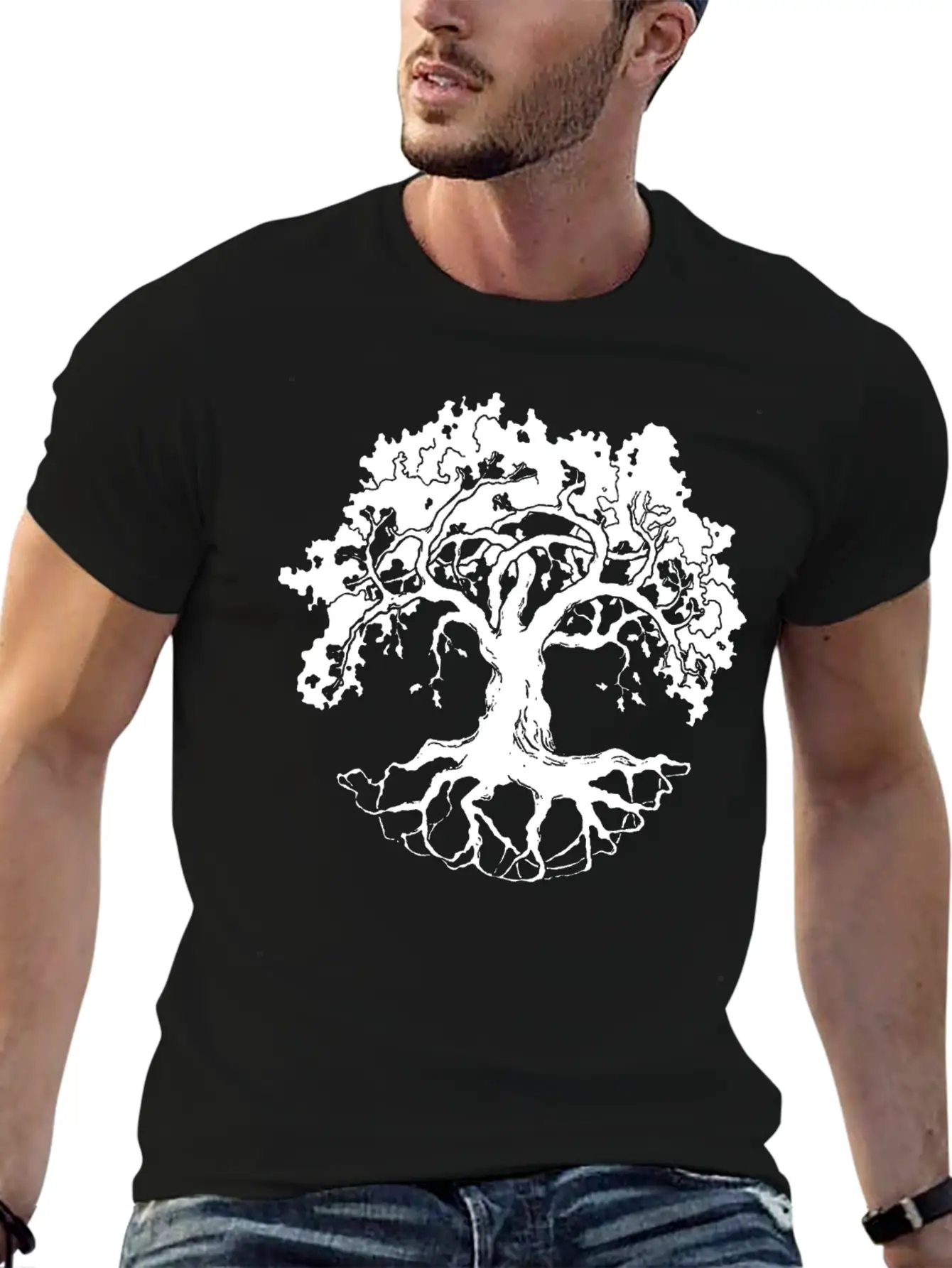Tree Unisex Short Sleeve Soft Cotton T-Shirt – Casual Everyday Wear