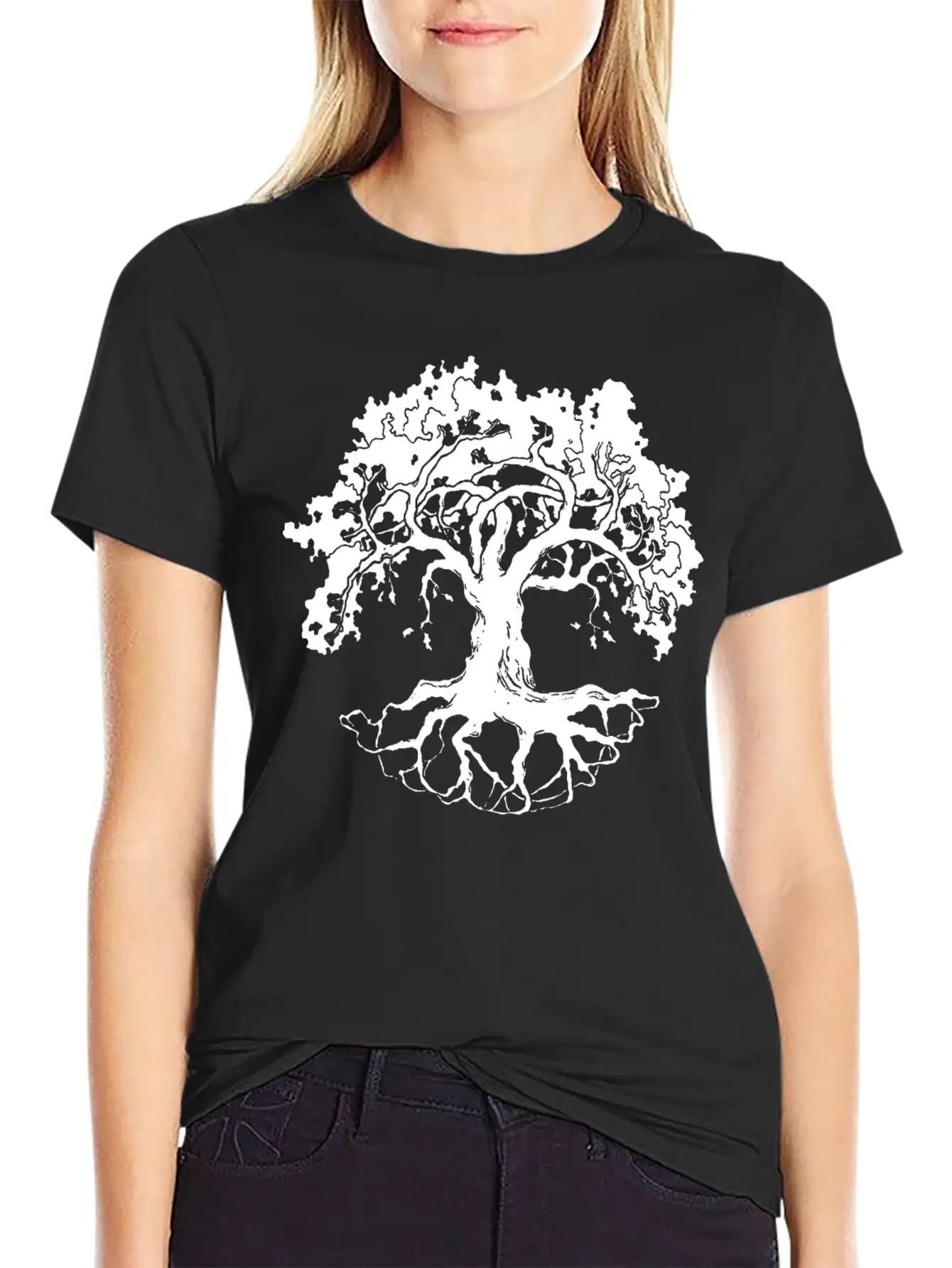 Tree Unisex Short Sleeve Soft Cotton T-Shirt – Casual Everyday Wear