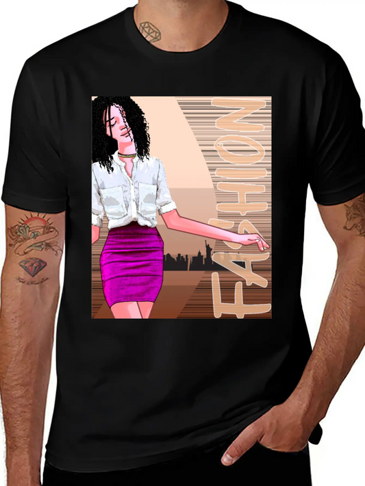 Trendy Fashion Unisex Short Sleeve Soft Cotton T-Shirt – Casual Everyday Wear