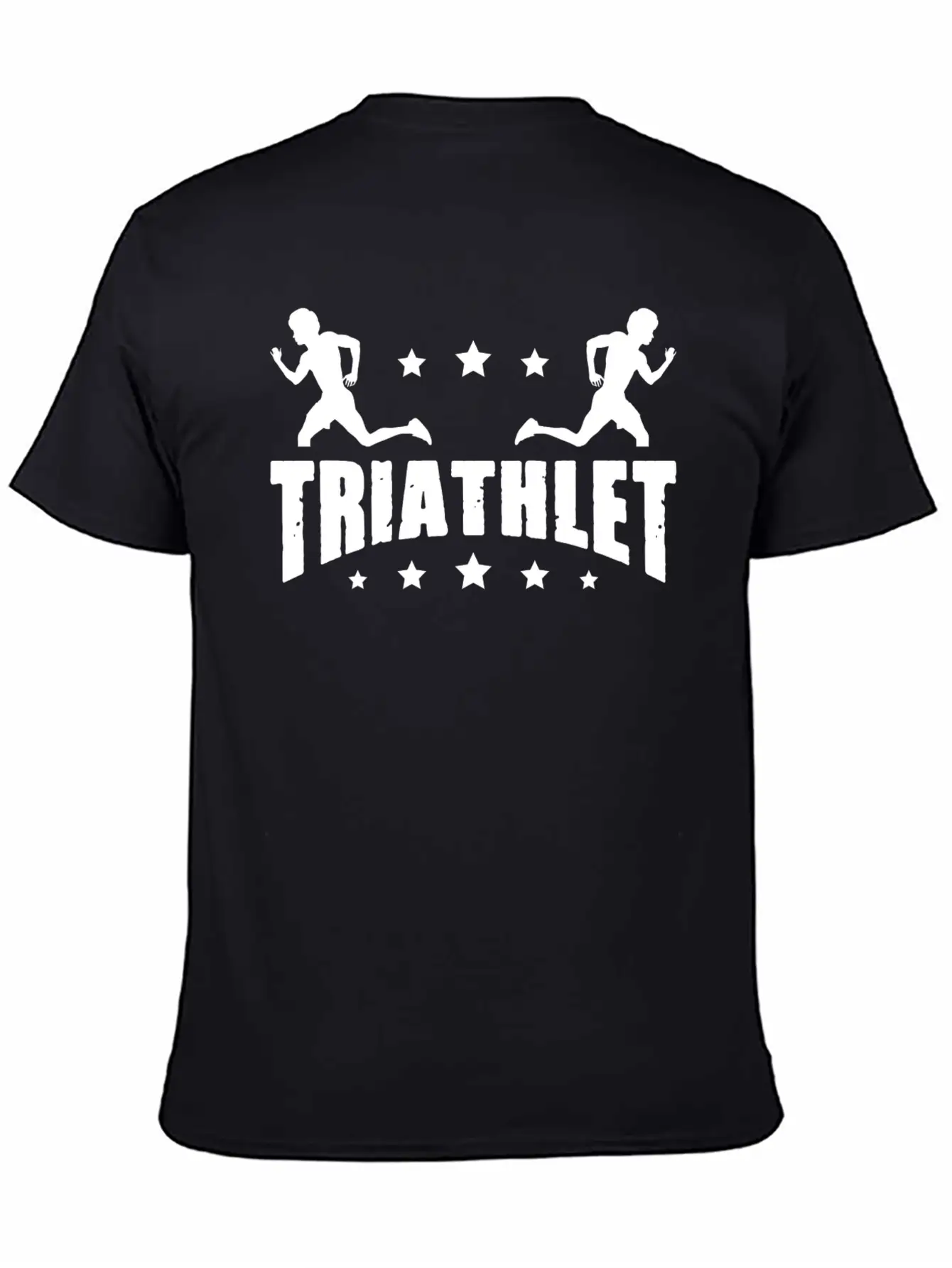 Triathlete Runner Swimmer Cyclist Sport Swimming C Stylish Everyday T-Shirt – Unisex Basic Cotton Tee