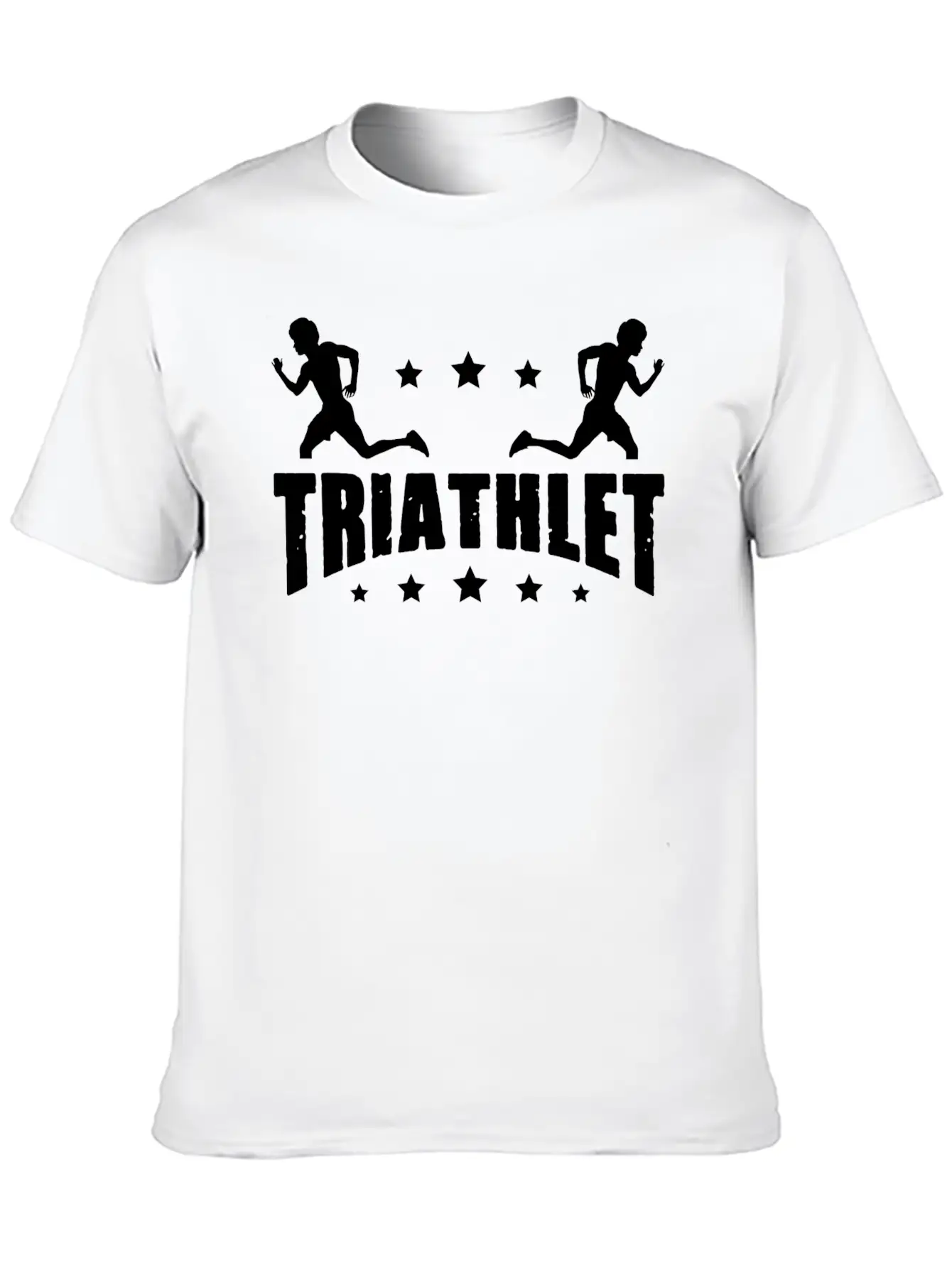 Triathlete Runner Swimmer Cyclist Sport Swimming C Stylish Everyday T-Shirt – Unisex Basic Cotton Tee