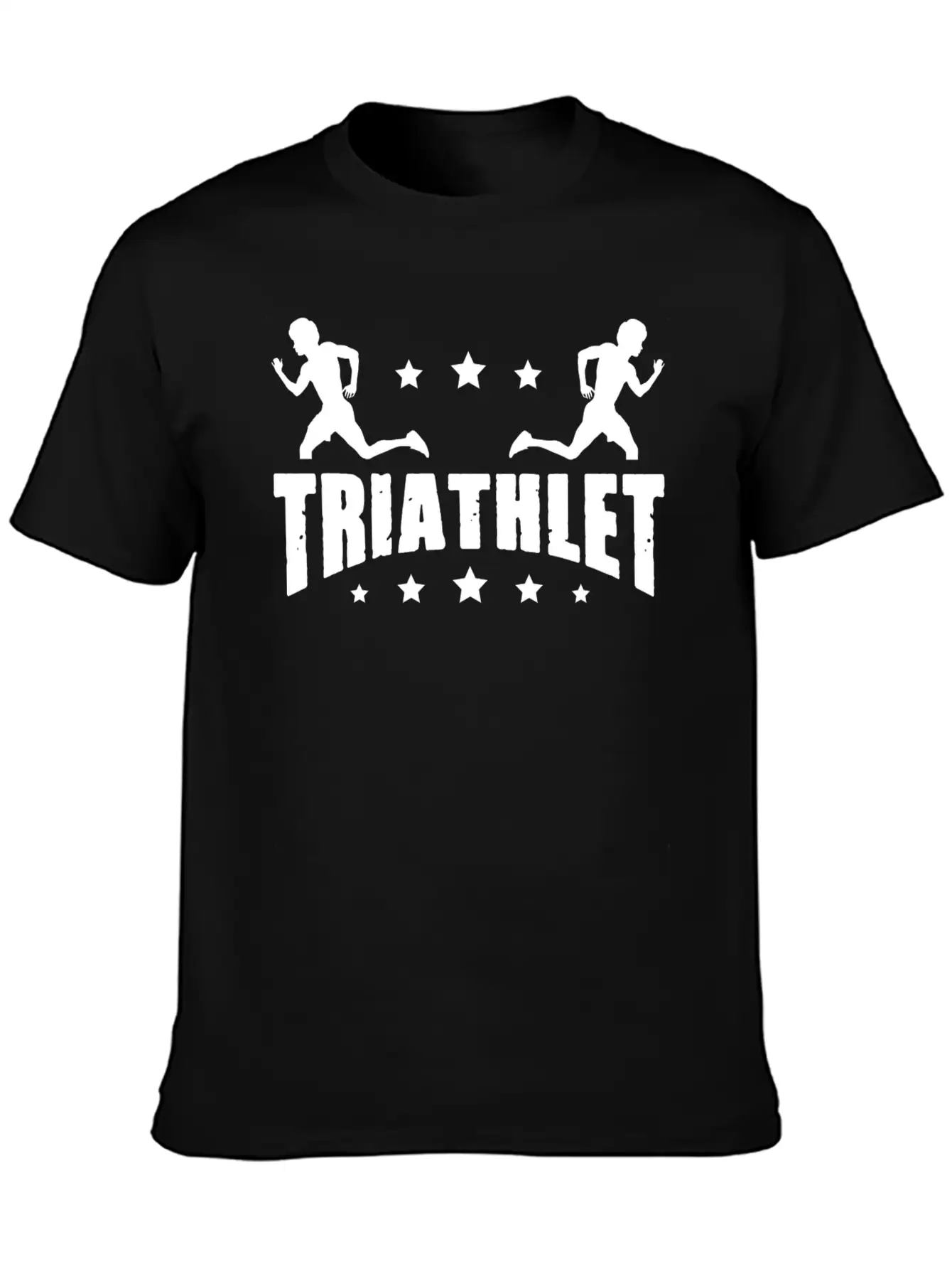 Triathlete Runner Swimmer Cyclist Sport Swimming C Stylish Everyday T-Shirt – Unisex Basic Cotton Tee