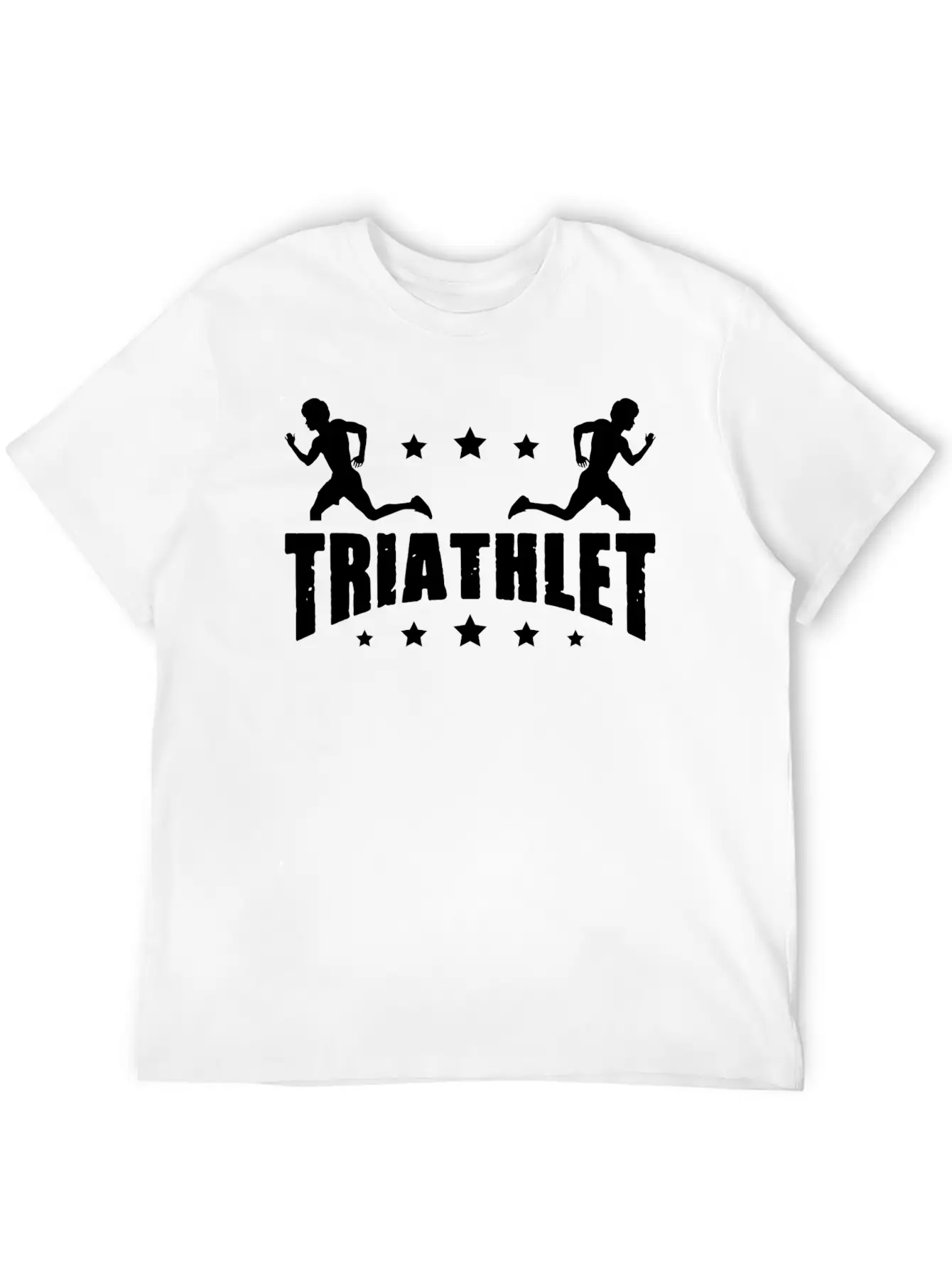 Triathlete Runner Swimmer Cyclist Sport Swimming C Stylish Everyday T-Shirt – Unisex Basic Cotton Tee