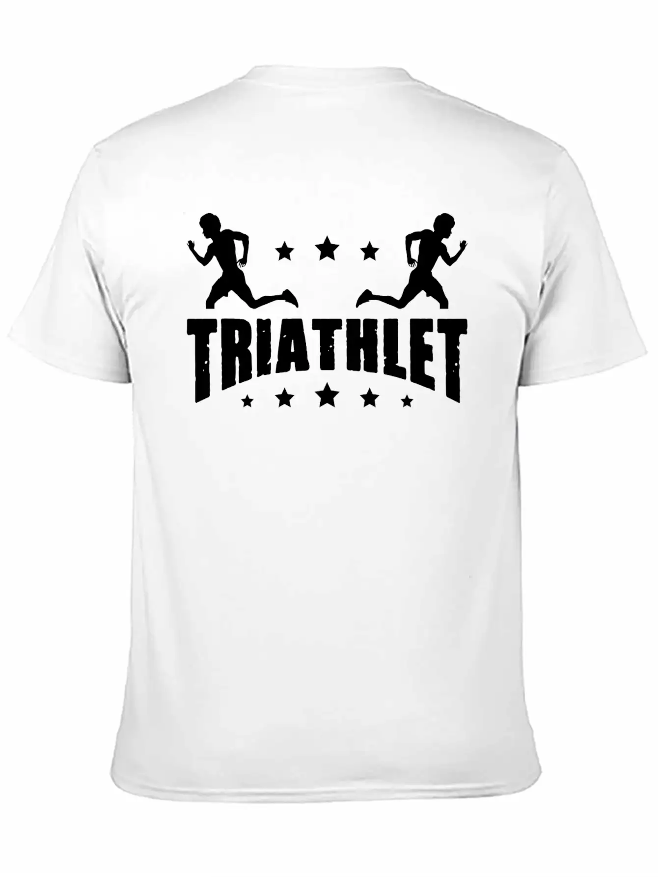Triathlete Runner Swimmer Cyclist Sport Swimming C Stylish Everyday T-Shirt – Unisex Basic Cotton Tee