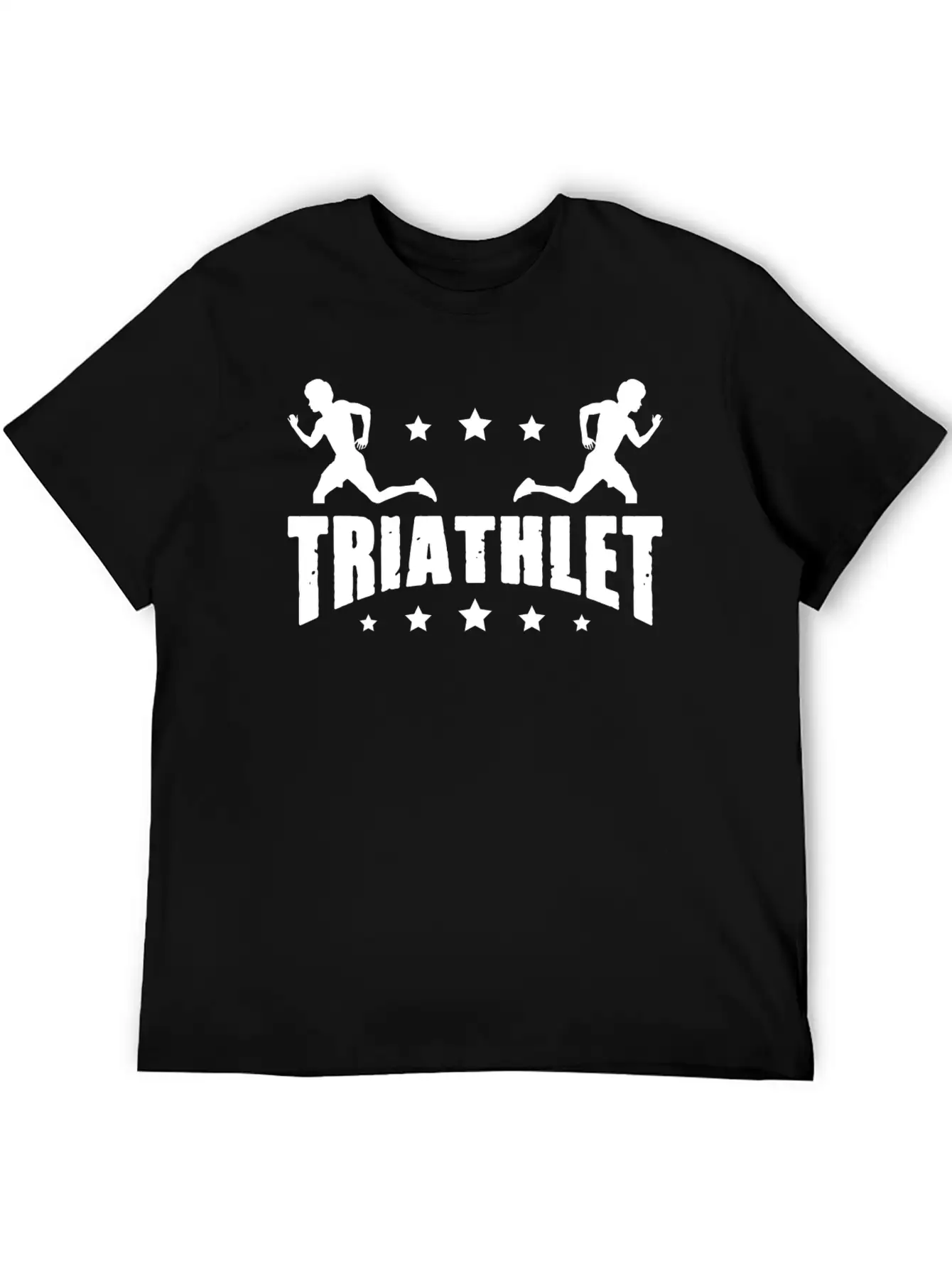 Triathlete Runner Swimmer Cyclist Sport Swimming C Stylish Everyday T-Shirt – Unisex Basic Cotton Tee
