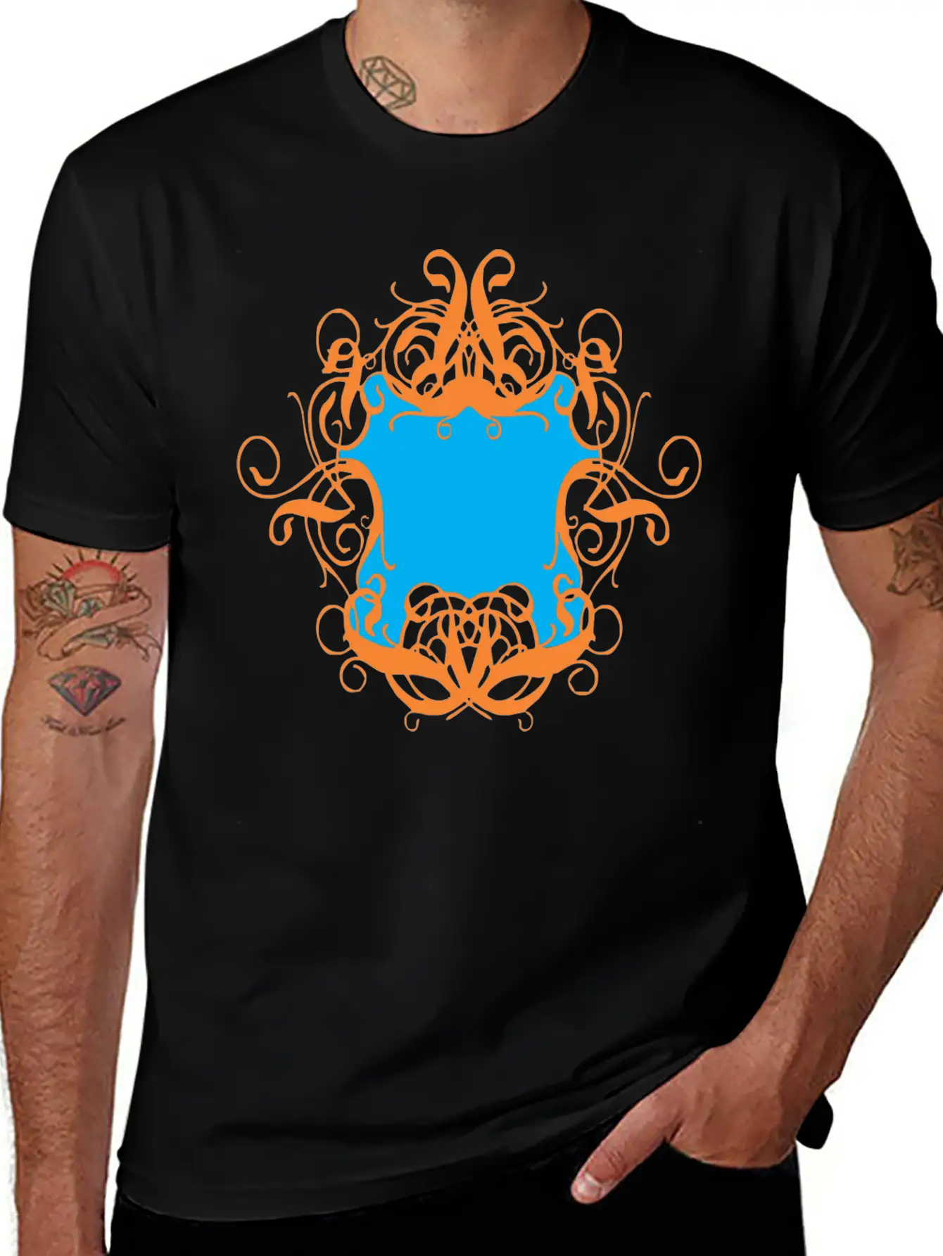 Tribal Design Stylish Everyday T-Shirt – Unisex Basic Cotton Tee