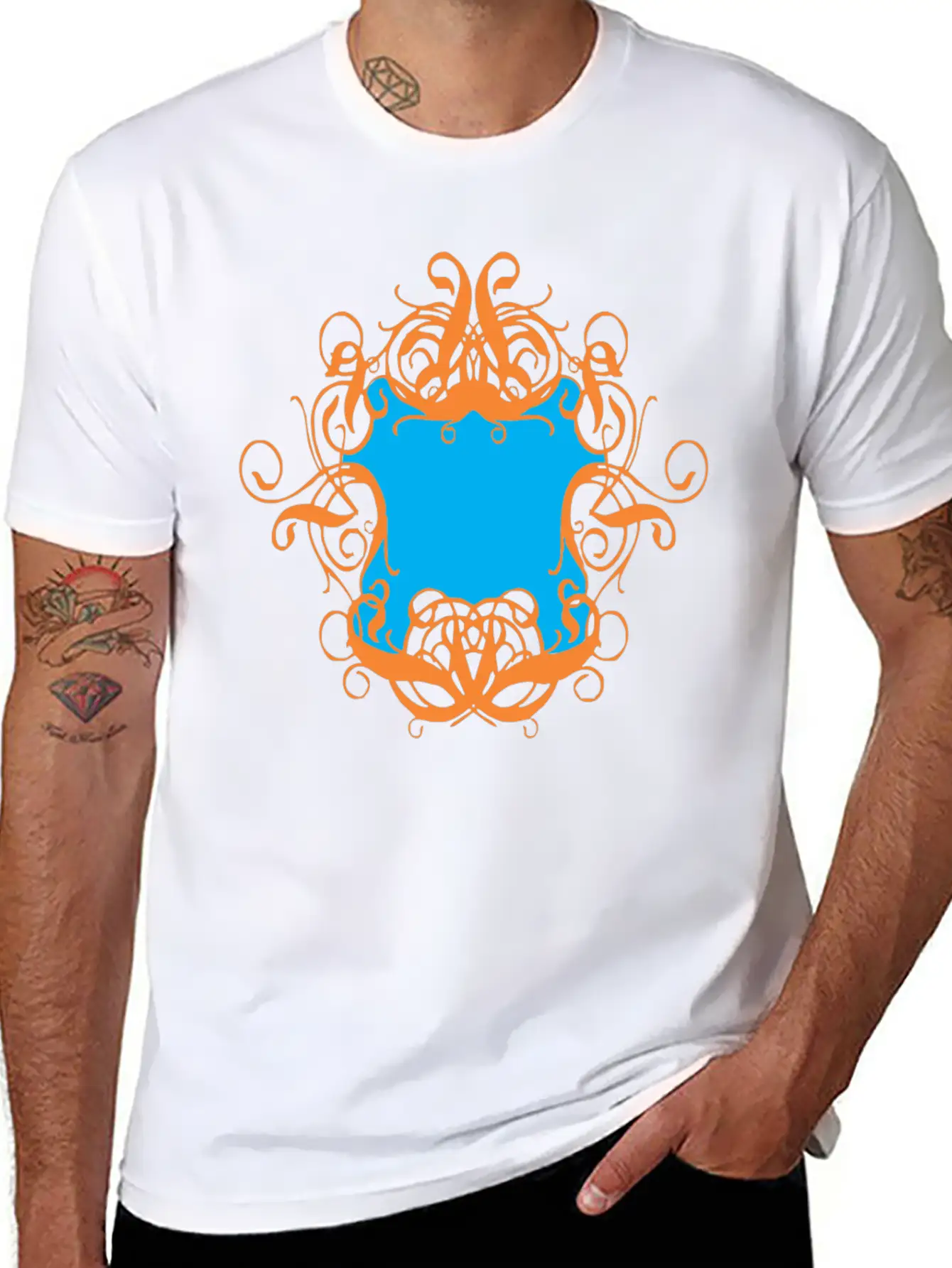 Tribal Design Stylish Everyday T-Shirt – Unisex Basic Cotton Tee