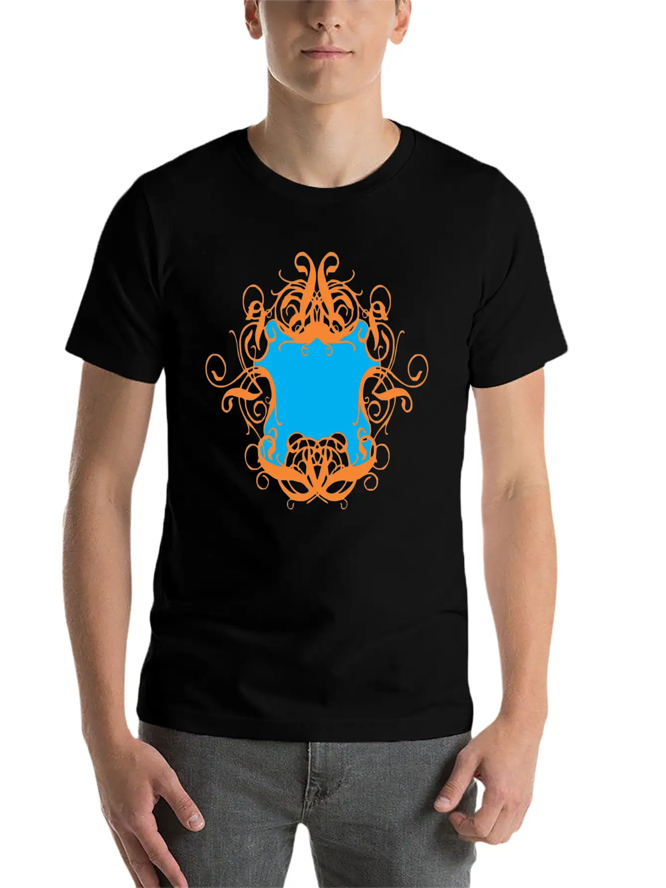 Tribal Design Stylish Everyday T-Shirt – Unisex Basic Cotton Tee