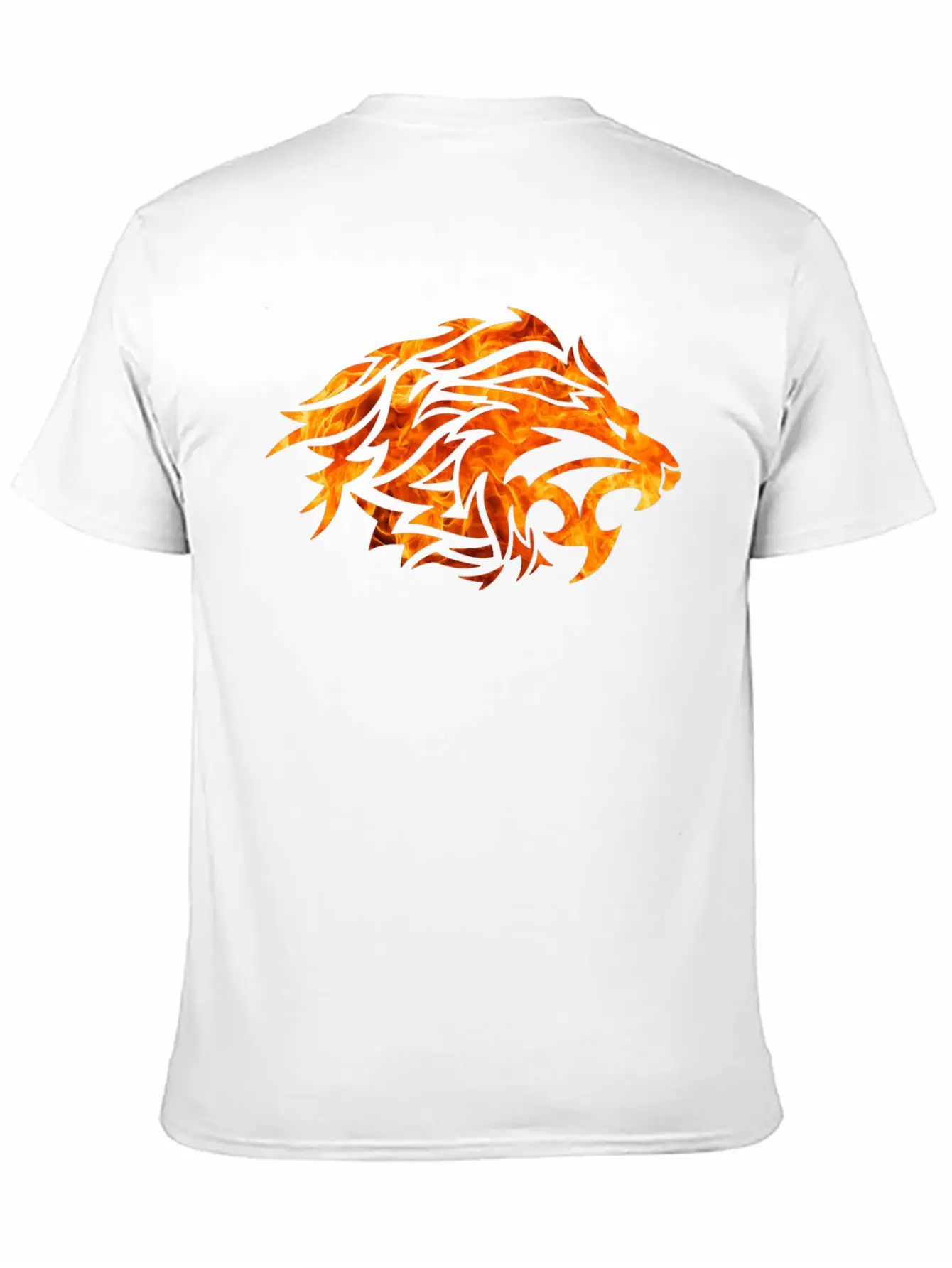 Tribal Fire Lion Timeless Short Sleeve Tee – Comfy And Minimalist Design