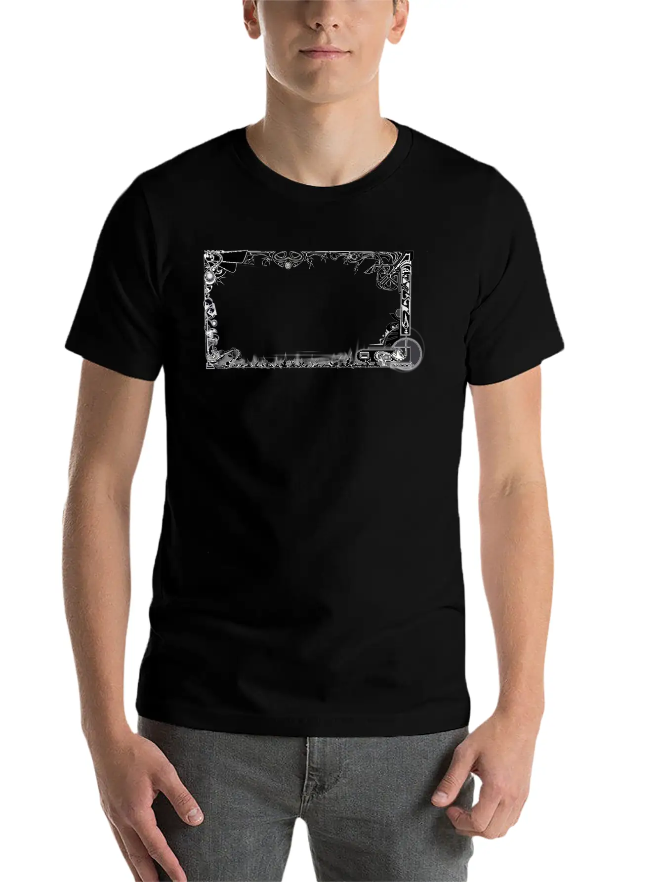 Tribal Frame Essential Unisex Summer Tee – Soft Cotton Casual Fit