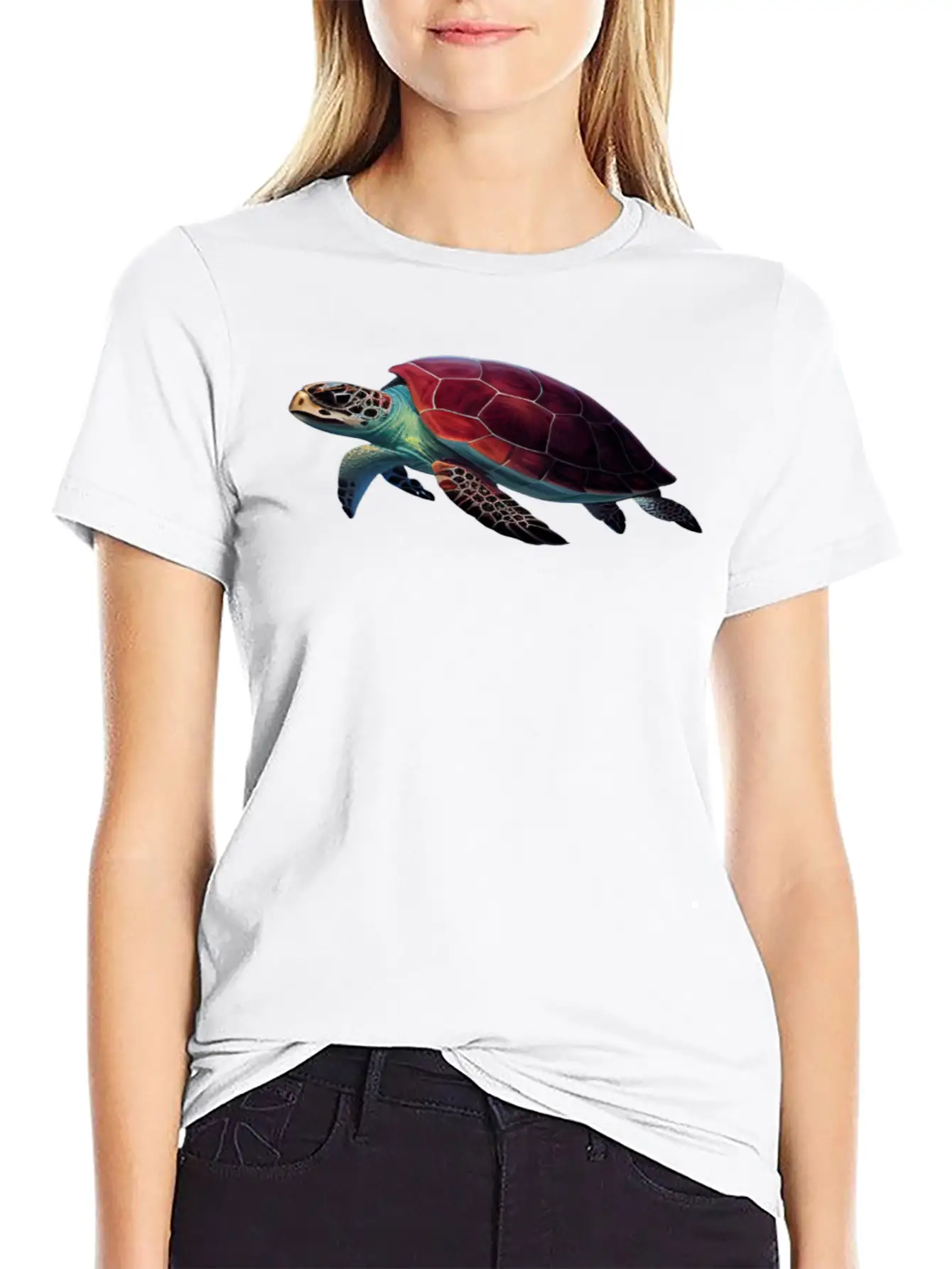Tribal Sea Turtle Spirit Animal Essential Unisex Summer Tee – Soft Cotton Casual Fit