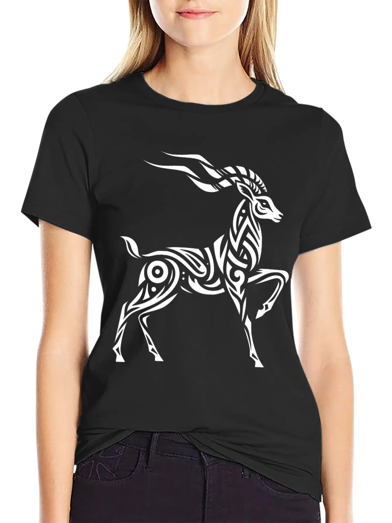 Tribal Thomson's Gazelle Timeless Short Sleeve Tee – Comfy And Minimalist Design