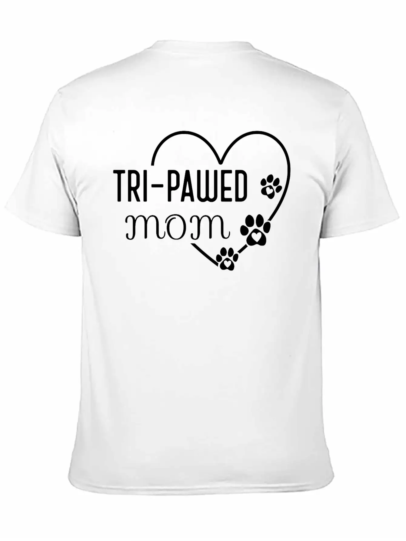 Tripod Mom Dog, Three-legged Dog, Tripawd Puppy Essential Unisex Summer Tee – Soft Cotton Casual Fit