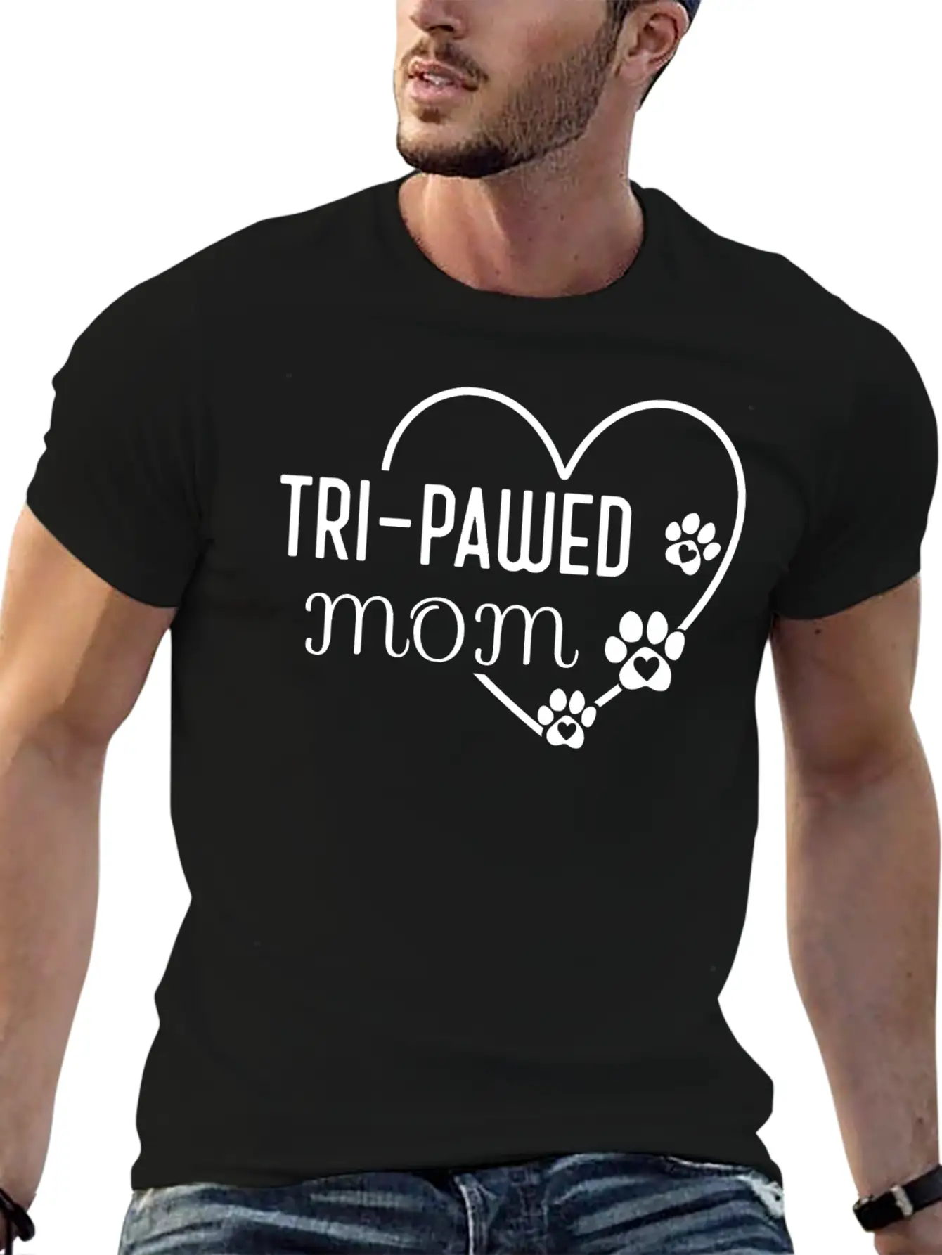 Tripod Mom Dog, Three-legged Dog, Tripawd Puppy Essential Unisex Summer Tee – Soft Cotton Casual Fit