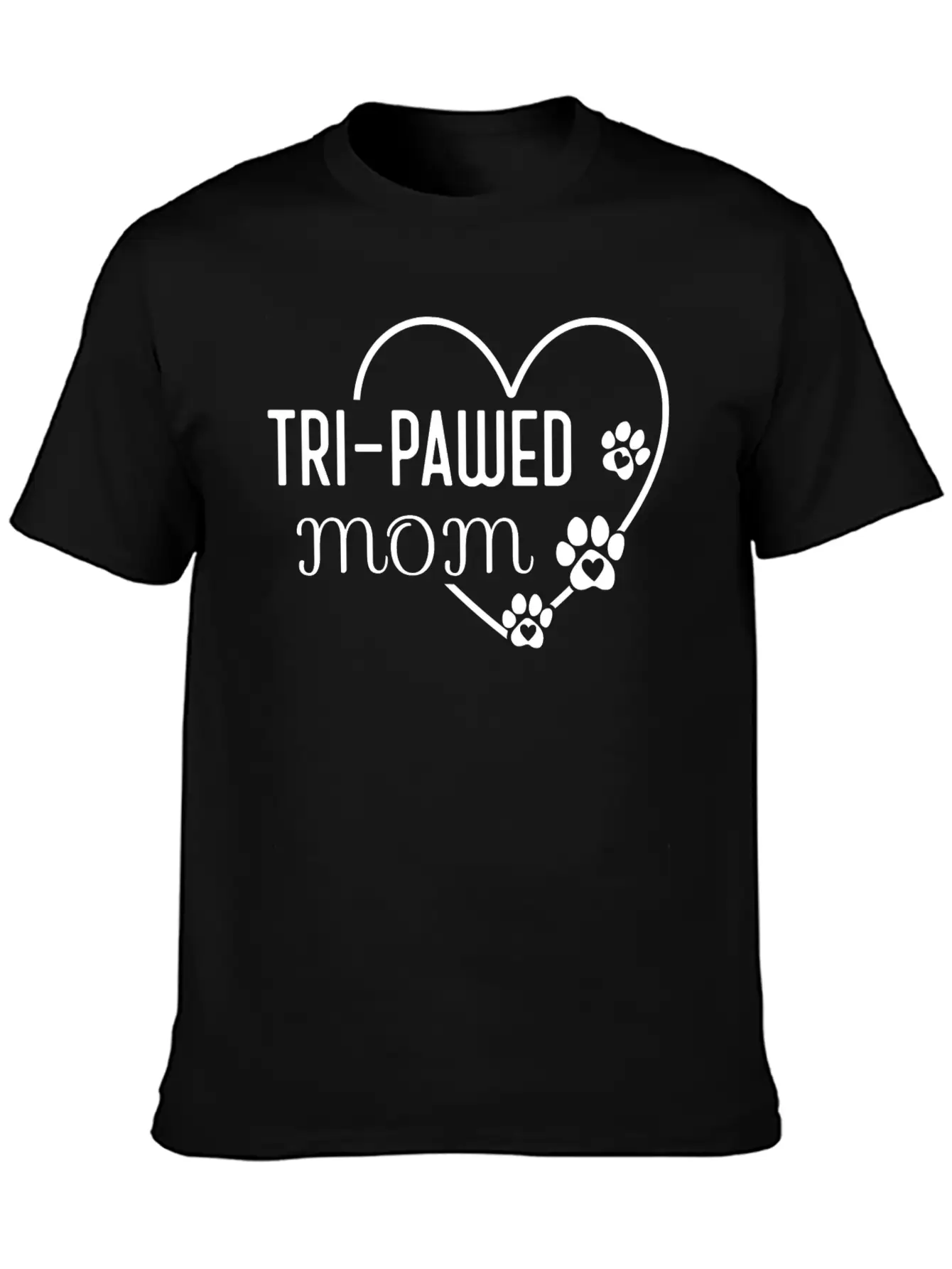 Tripod Mom Dog, Three-legged Dog, Tripawd Puppy Essential Unisex Summer Tee – Soft Cotton Casual Fit
