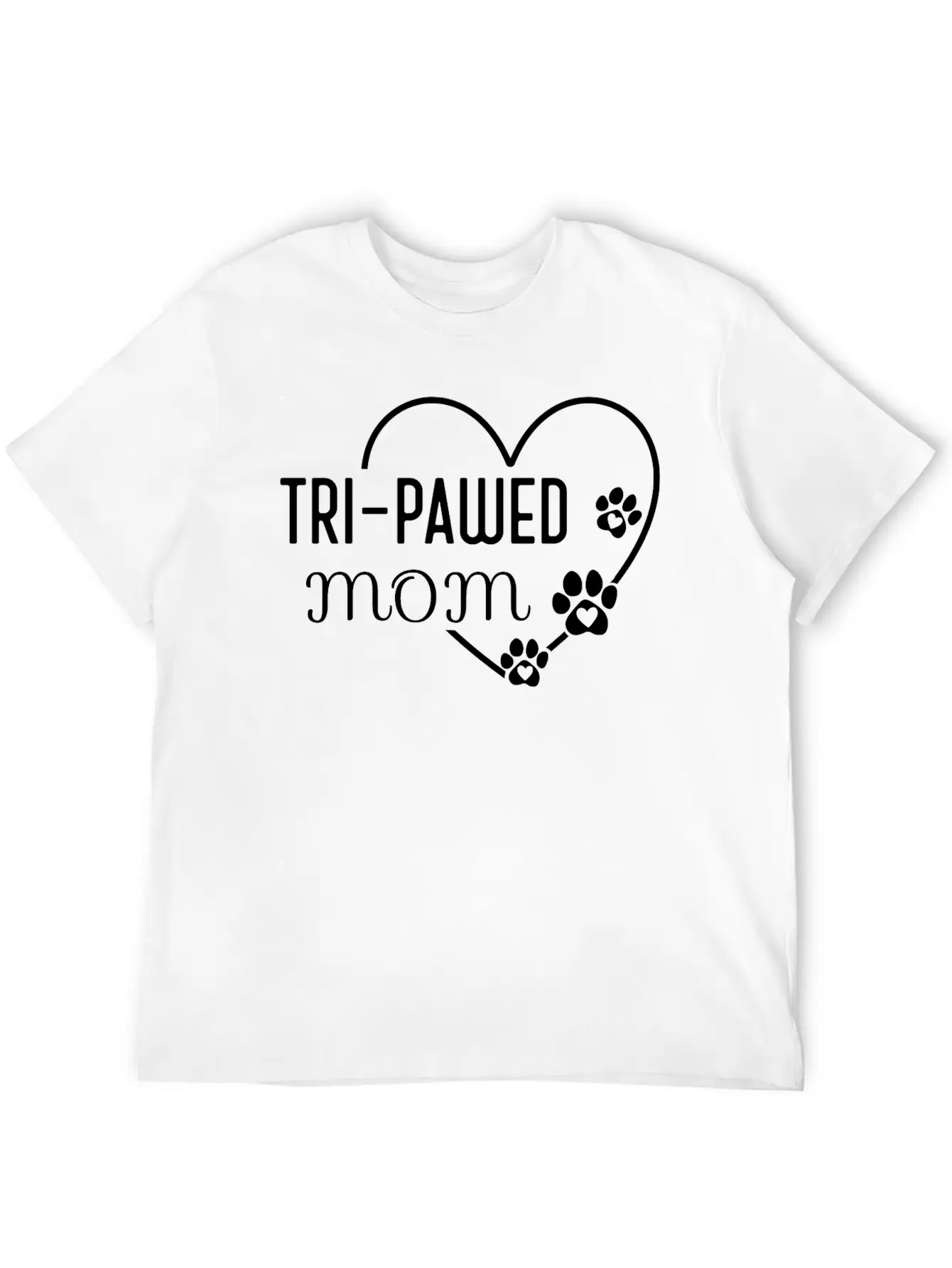 Tripod Mom Dog, Three-legged Dog, Tripawd Puppy Essential Unisex Summer Tee – Soft Cotton Casual Fit