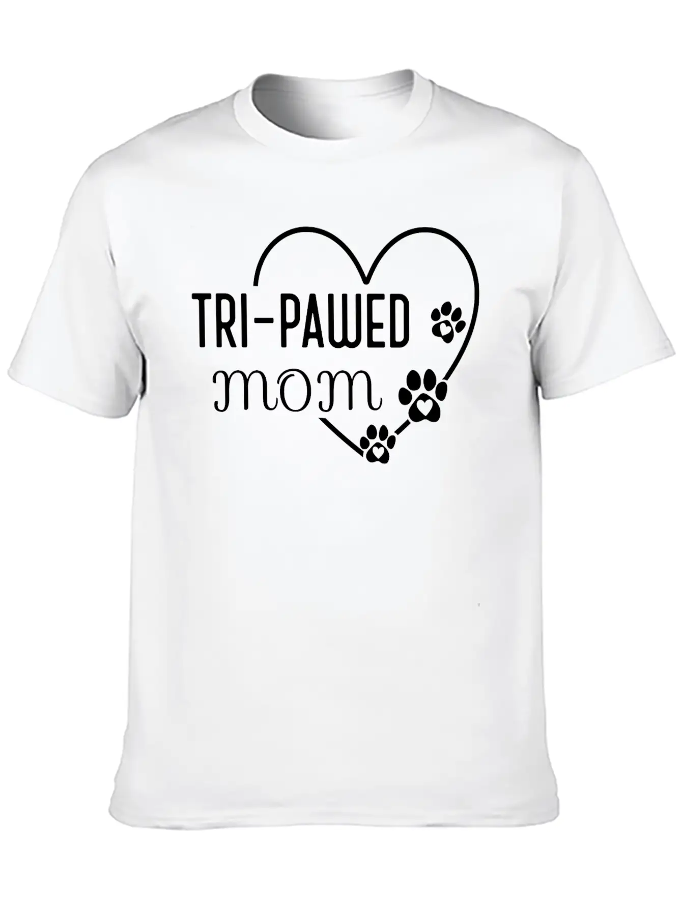 Tripod Mom Dog, Three-legged Dog, Tripawd Puppy Essential Unisex Summer Tee – Soft Cotton Casual Fit