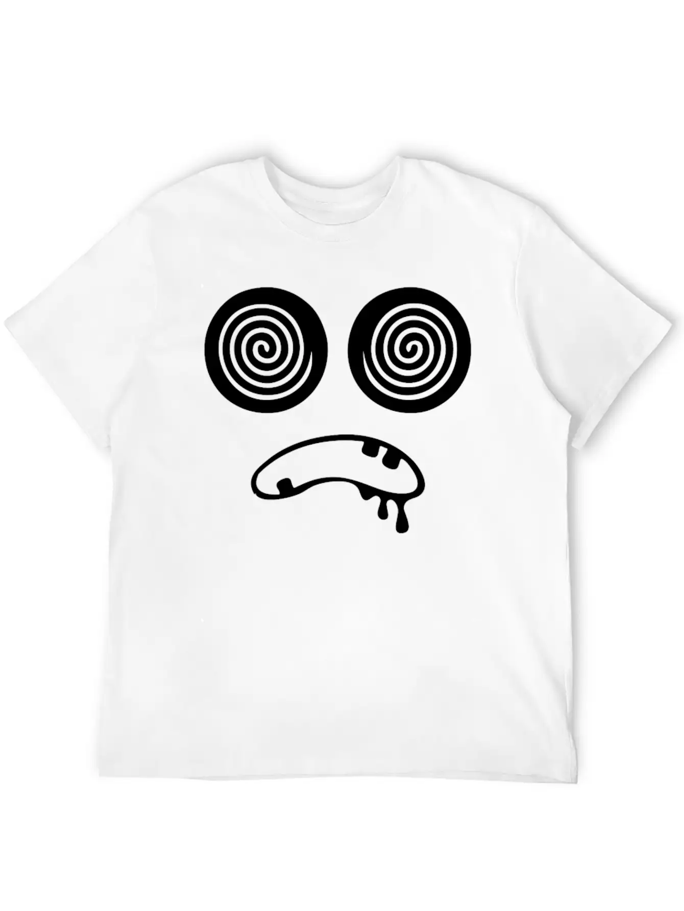 Trippy Hypnotic Drooling Monster Essential Unisex Summer Tee – Soft Cotton Casual Fit