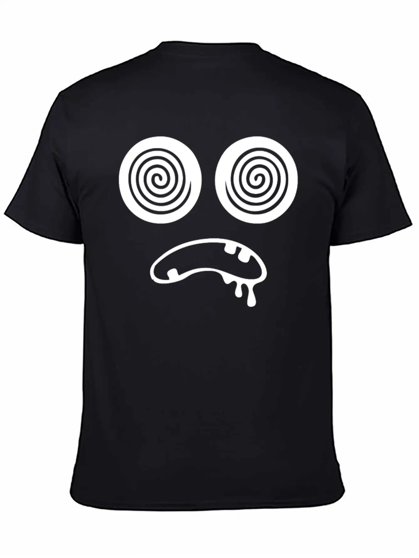 Trippy Hypnotic Drooling Monster Essential Unisex Summer Tee – Soft Cotton Casual Fit