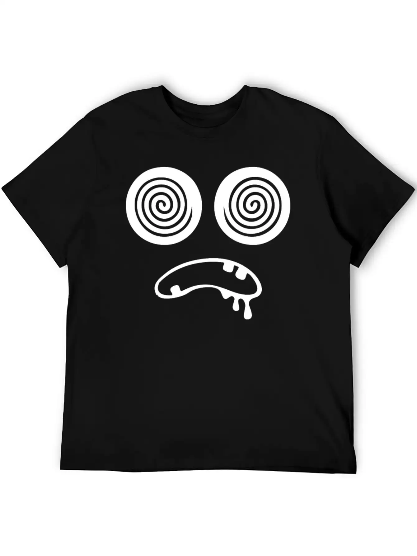 Trippy Hypnotic Drooling Monster Essential Unisex Summer Tee – Soft Cotton Casual Fit